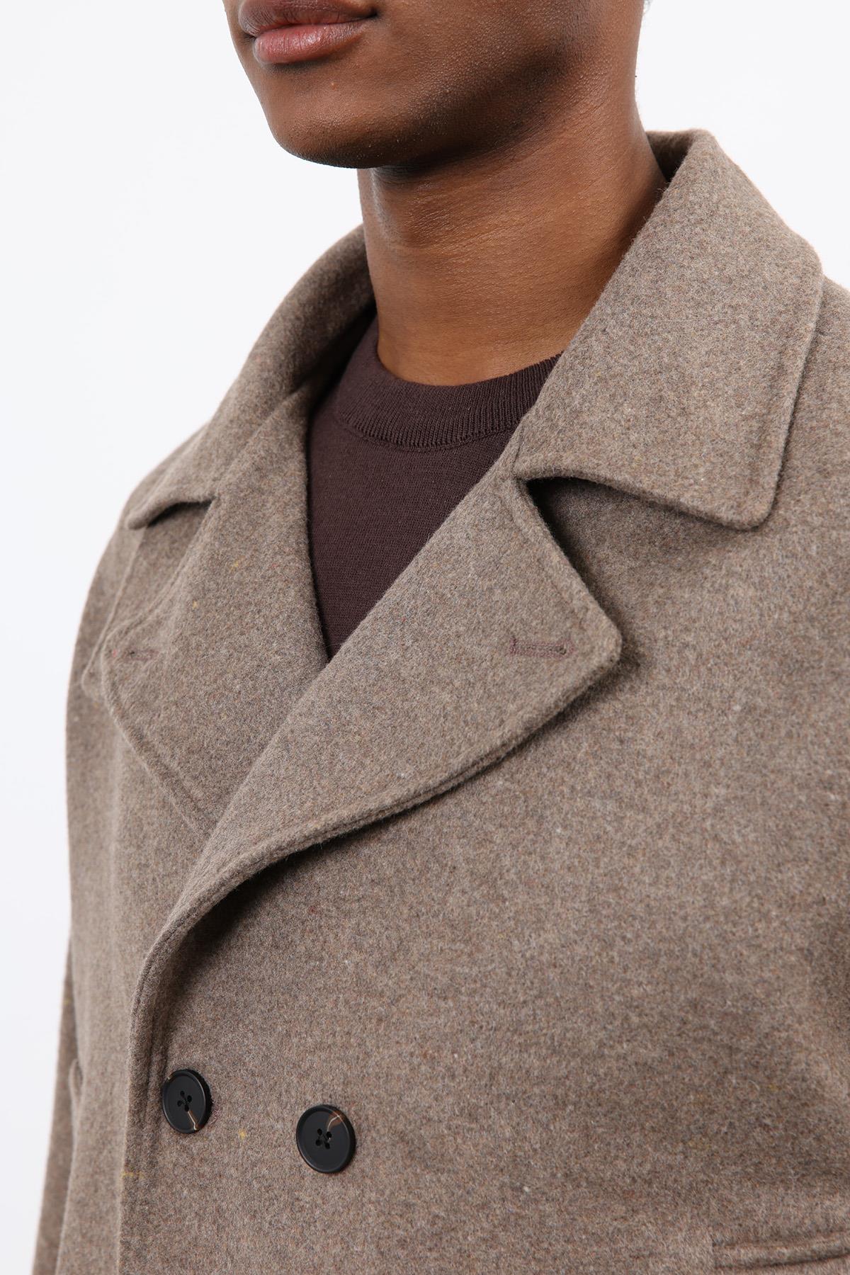 Antioch-Vizon Kruvaze Kapama Kısa Erkek Kaban-Kaban-5-Milagron.com