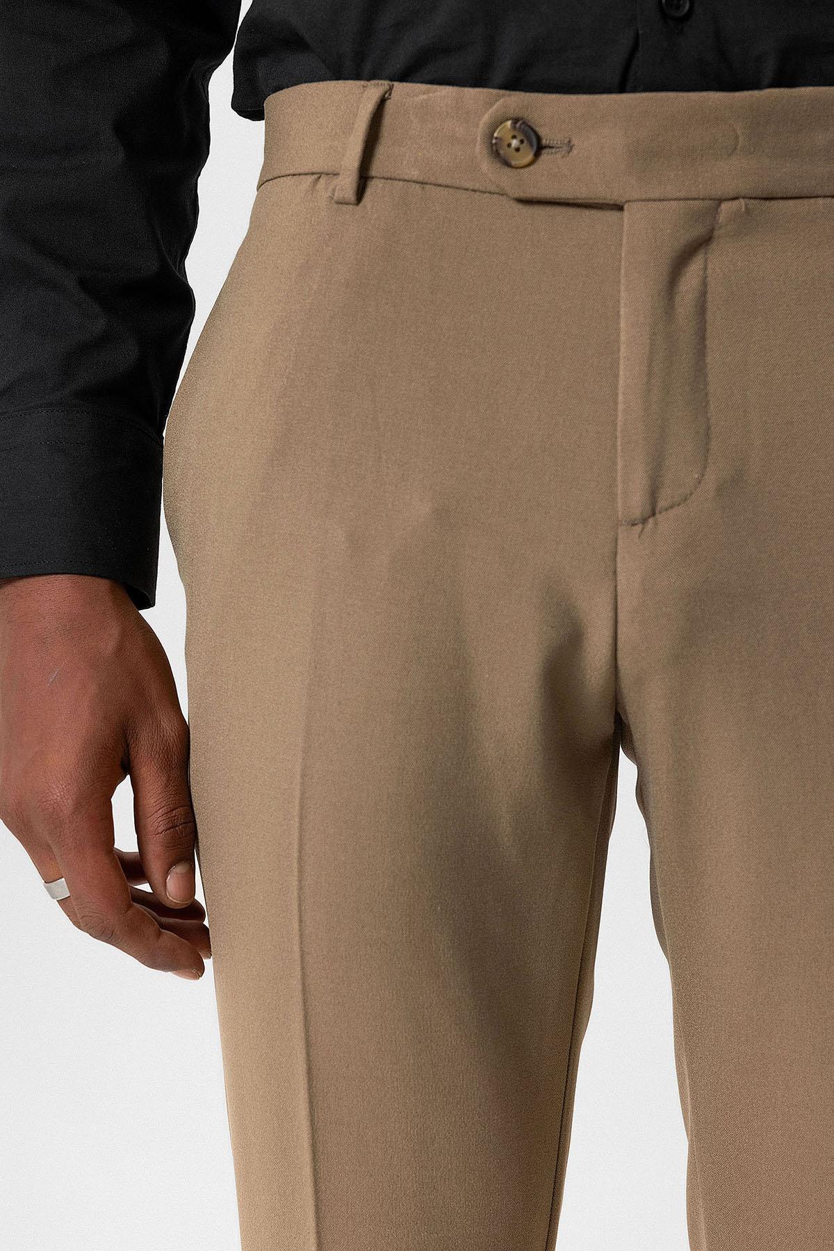 Antioch-Vizon Regular Fit Duble Paça Erkek Pantolon-Kumaş Pantolon-4-Milagron.com