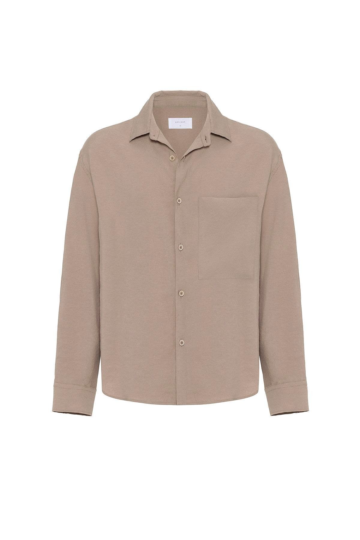 Antioch-Vizon Relax Fit Modal Kumaş Erkek Gömlek-Gömlek-6-Milagron.com