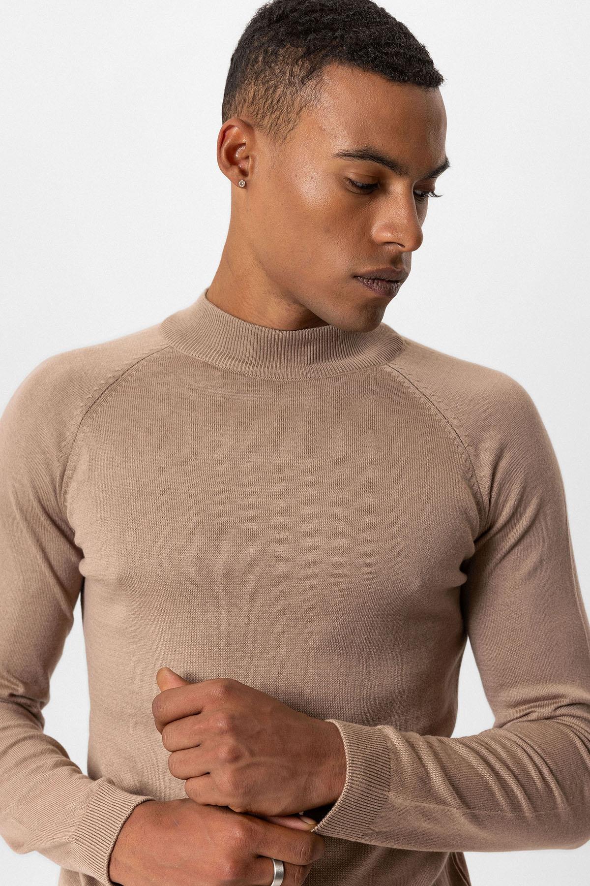 Antioch-Vizon Yarım Boğazlı Erkek Triko-Kazak & Triko-4-Milagron.com