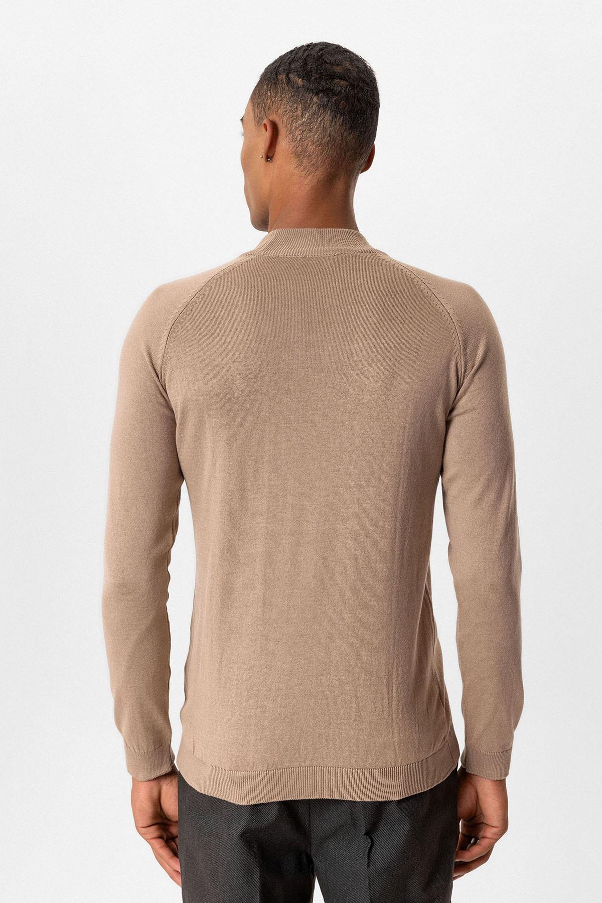 Antioch-Vizon Yarım Boğazlı Erkek Triko-Kazak & Triko-5-Milagron.com