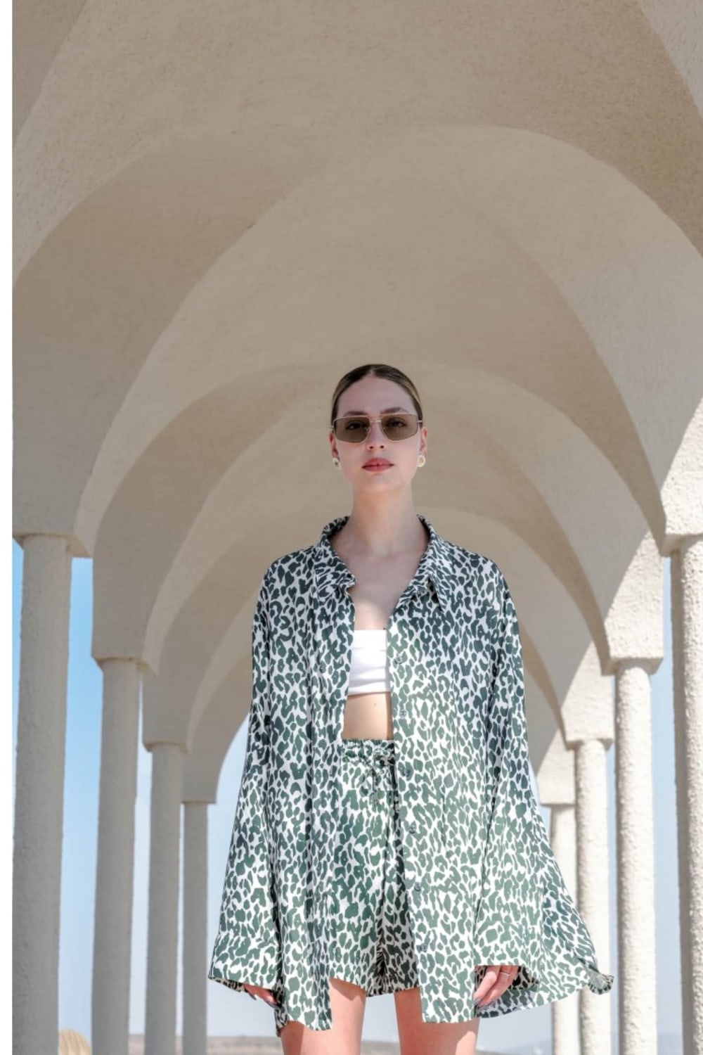 Antoa-Artemis Şort - Gömlek Takım-Alt - Üst Takım-2-Milagron.com