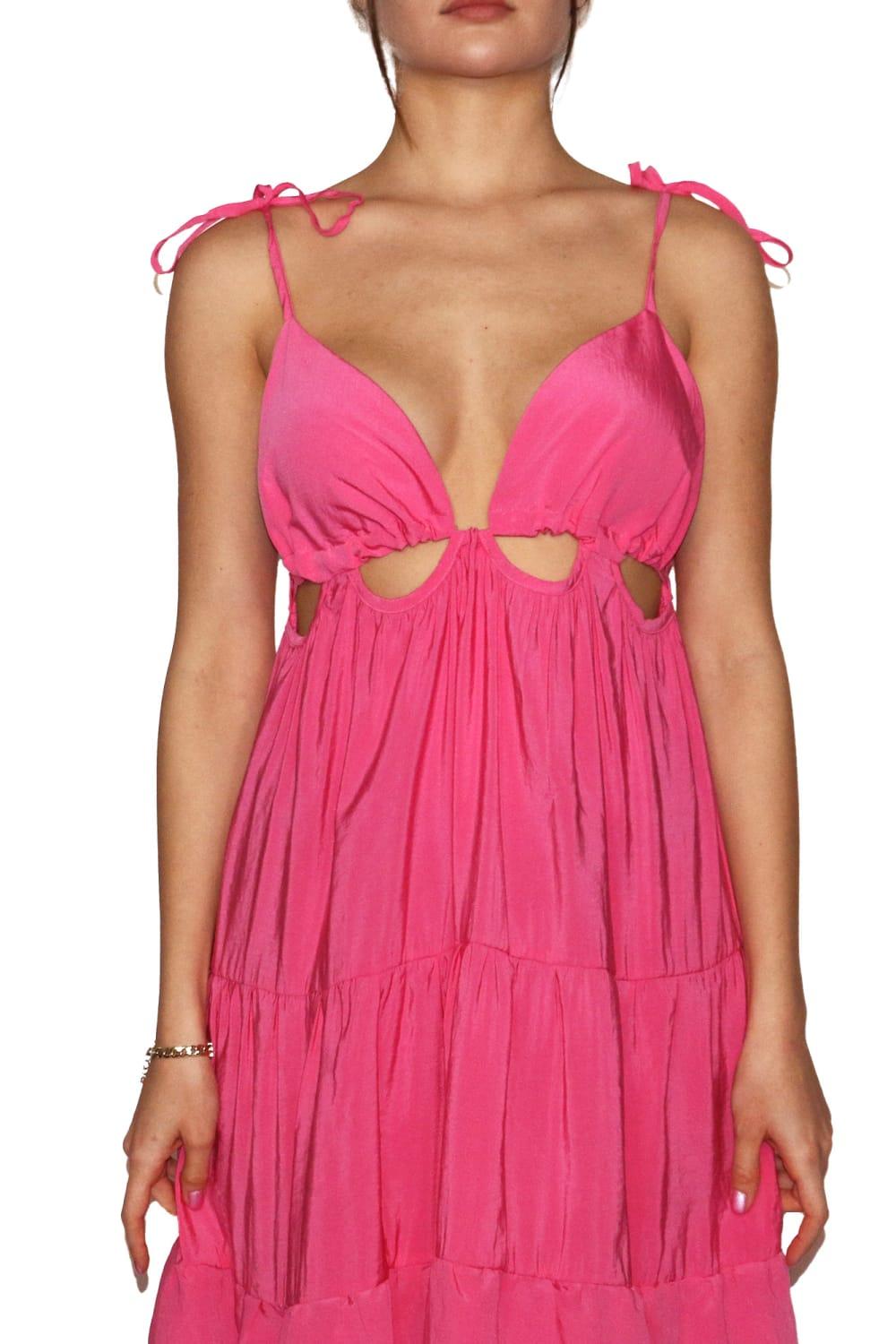 Antoa-Lilith Bağlamalı Maxi Elbise-Elbise-2-Milagron.com