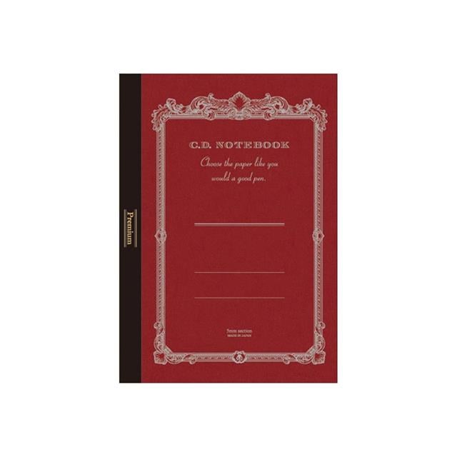 Apica-Apica Premium Cd A5 Defter Kırmızı Kareli-Defter-1-Milagron.com