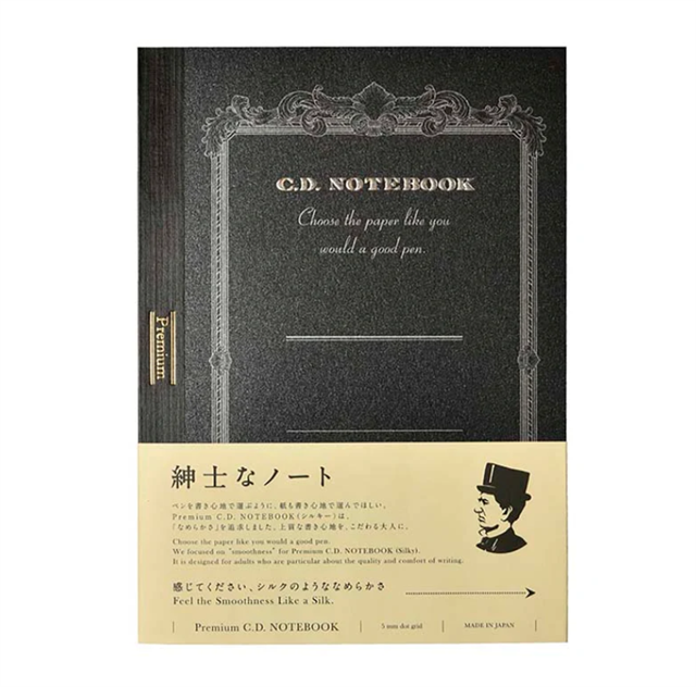 Apica-Apica Premium Cd A5 Defter Siyah Noktalı-Defter-2-Milagron.com