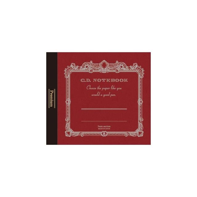 Apica-Apica Premium Cd Yatay Defter Kırmızı Kareli-Defter-1-Milagron.com