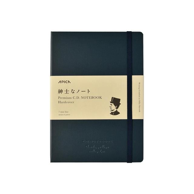Apica-Apica Premium Cd A5 Sert Kapak Defter Lacivert çizgili-Dolma Kalem Uyumlu-1-Milagron.com