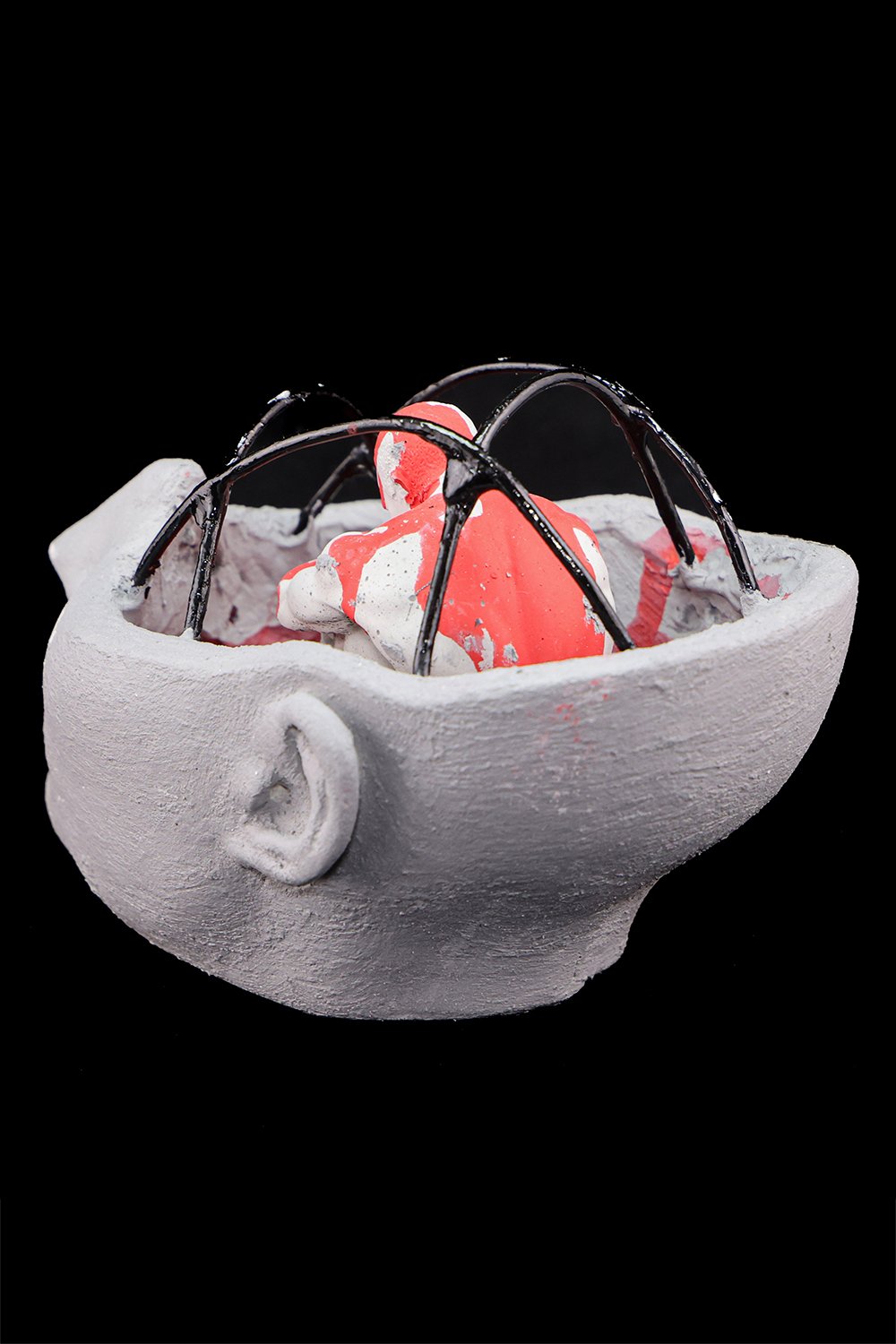 Arete Design by Egemen Umut Şen-Küçük Kafa Kafes-Heykel-2-Milagron.com