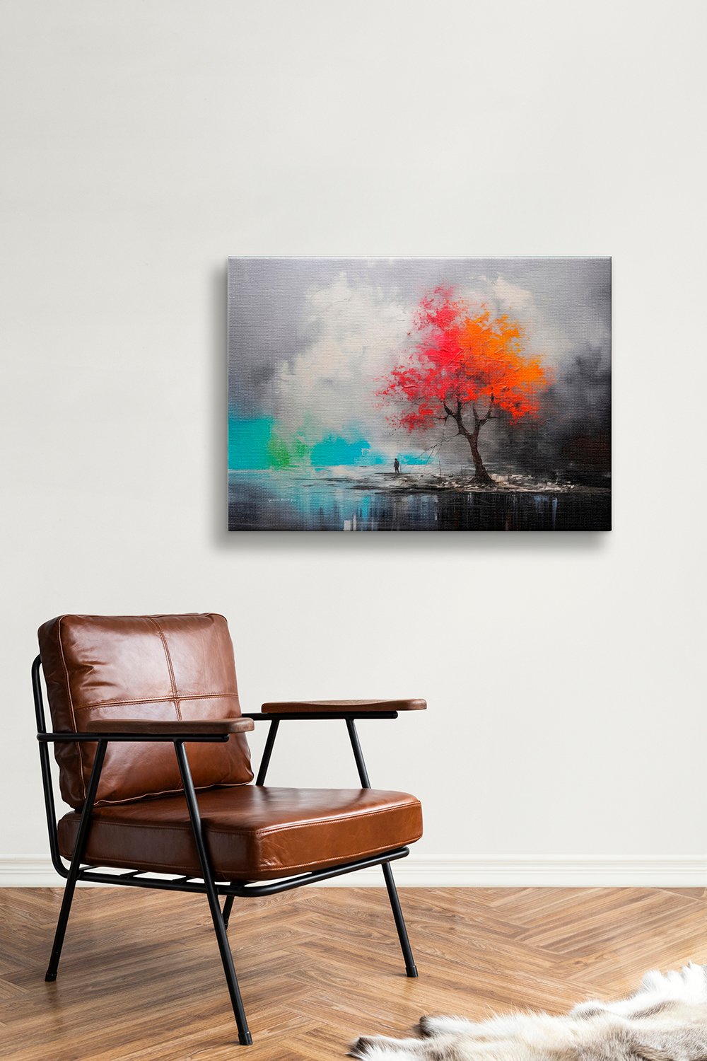 Arete Design by Egemen Umut Şen-Lonely Kanvas Tablo 01-Tablo-1-Milagron.com