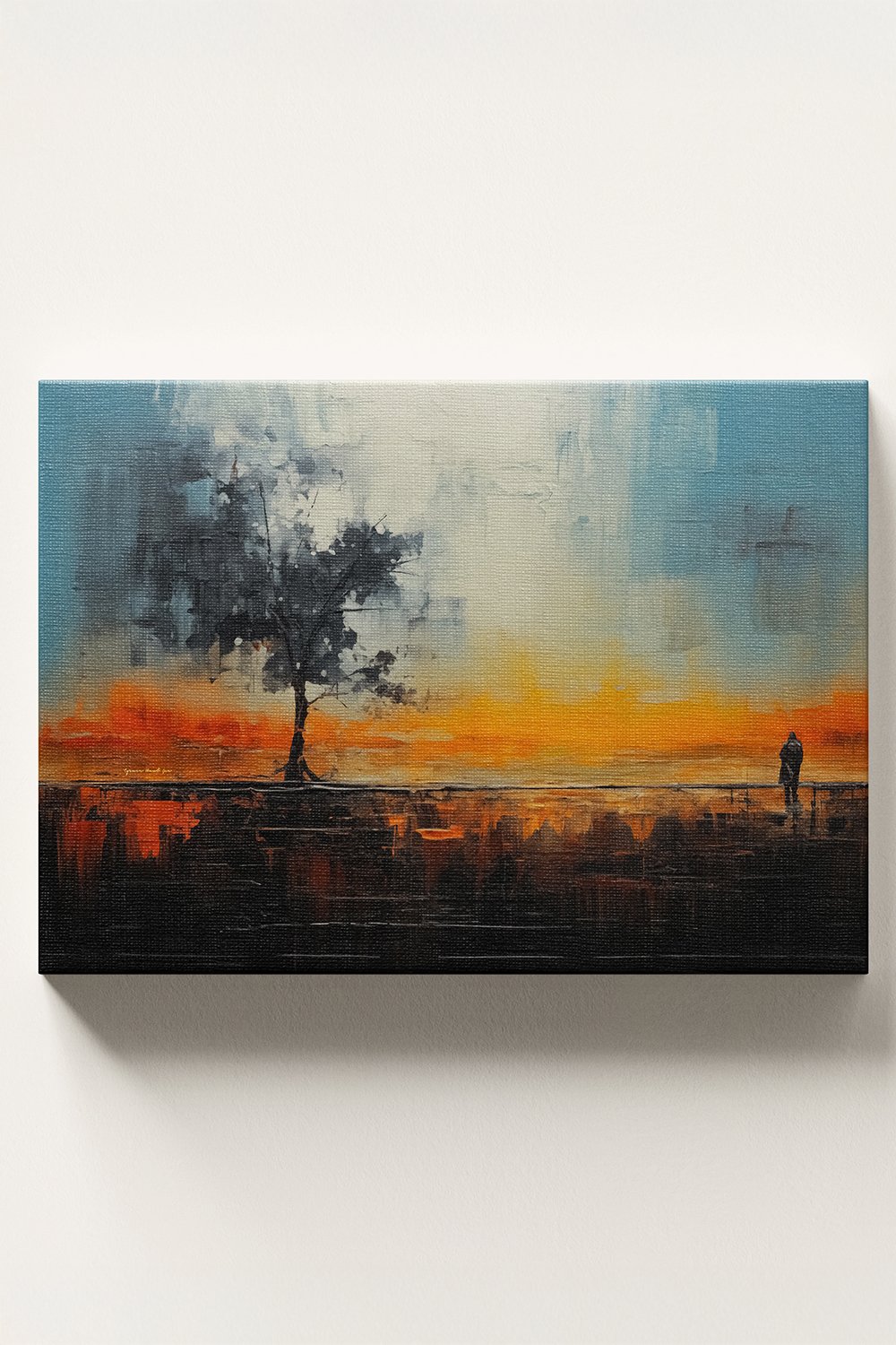 Arete Design by Egemen Umut Şen-Lonely Kanvas Tablo 02-Tablo-2-Milagron.com