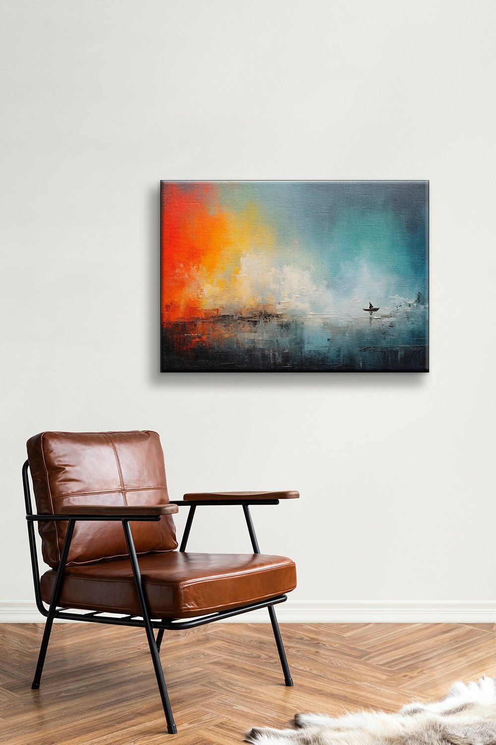 Arete Design by Egemen Umut Şen-Lonely Kanvas Tablo 04-Tablo-1-Milagron.com