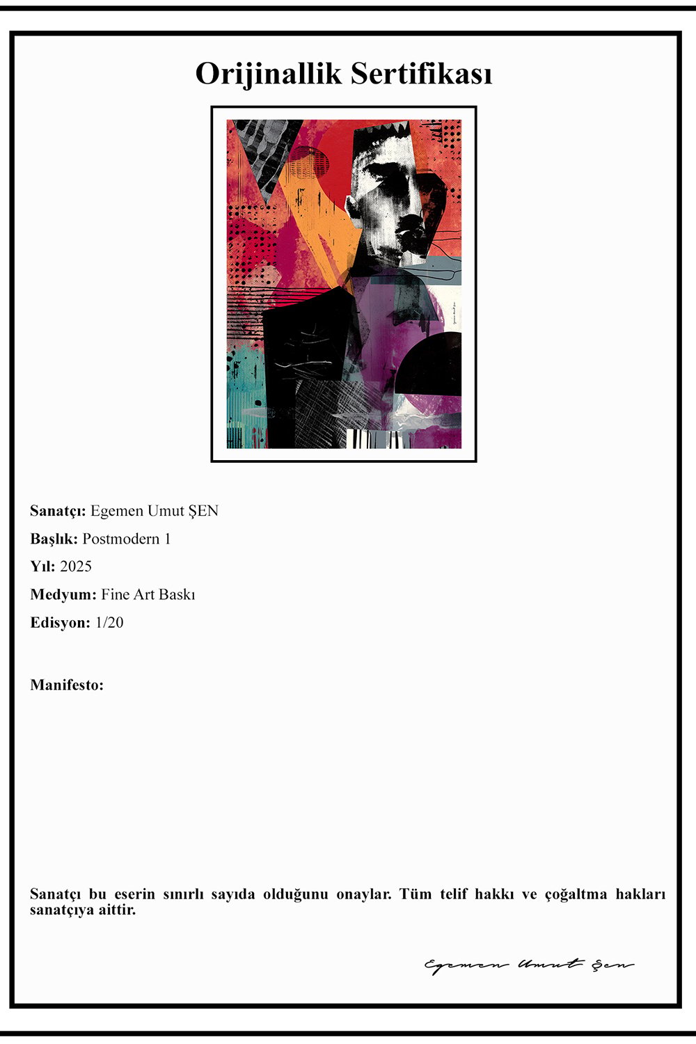 Arete Design by Egemen Umut Şen-Postmodern 1-Tablo-2-Milagron.com