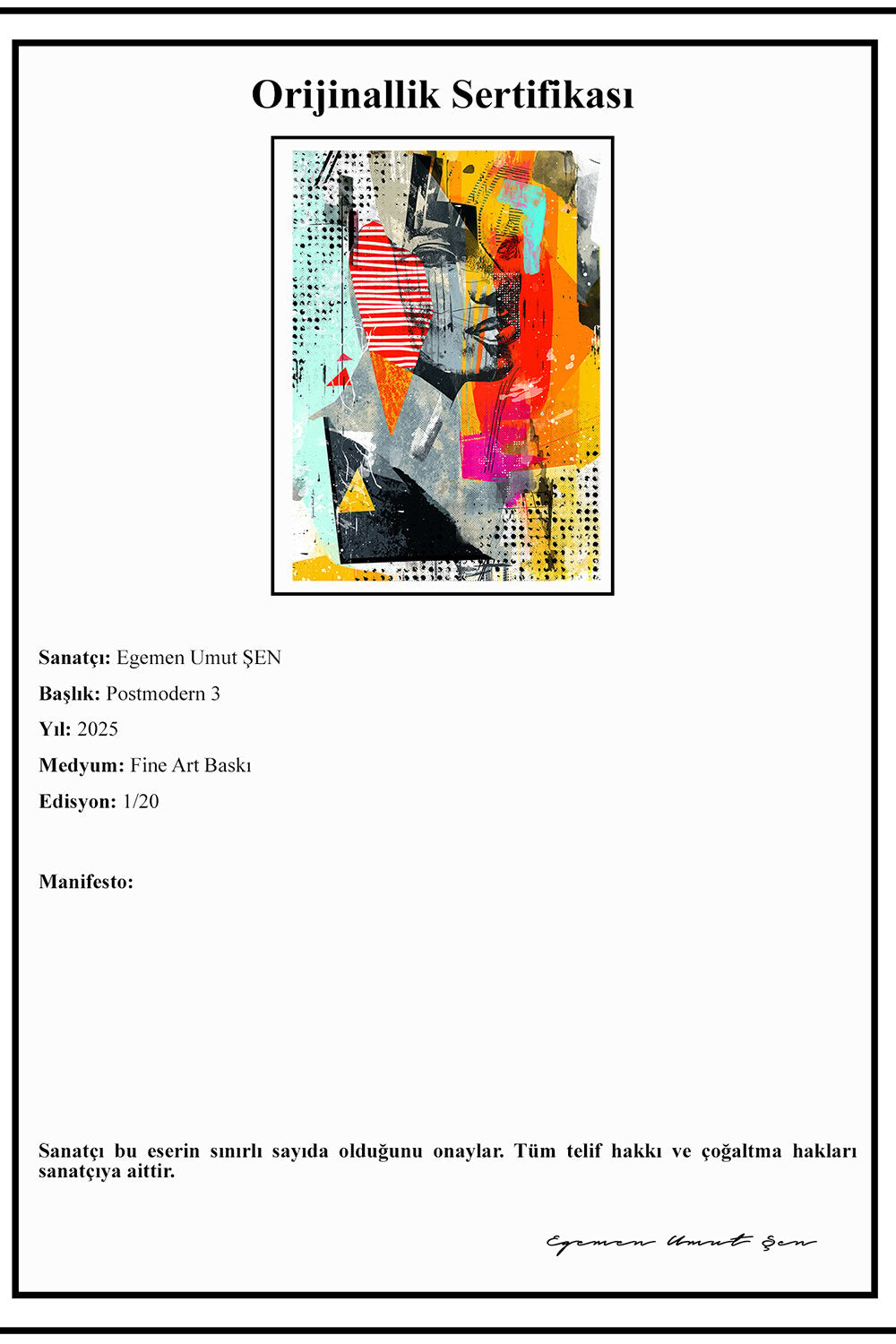 Arete Design by Egemen Umut Şen-Postmodern 3-Tablo-3-Milagron.com