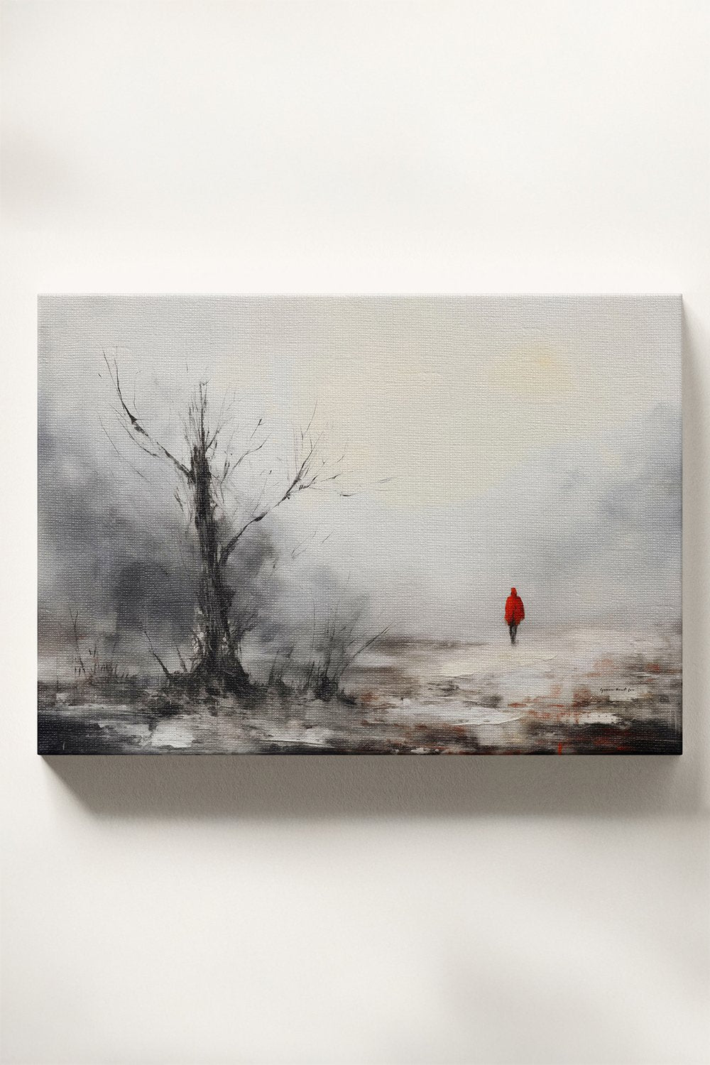 Arete Design by Egemen Umut Şen-Red Dream Kanvas Tablo 01-Tablo-2-Milagron.com