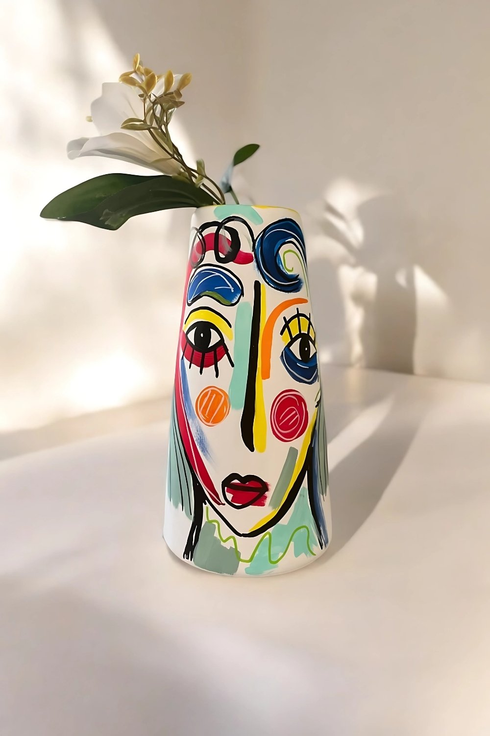 Arienel-Cubic Face | Seramik Vazo-Vazo-1-Milagron.com