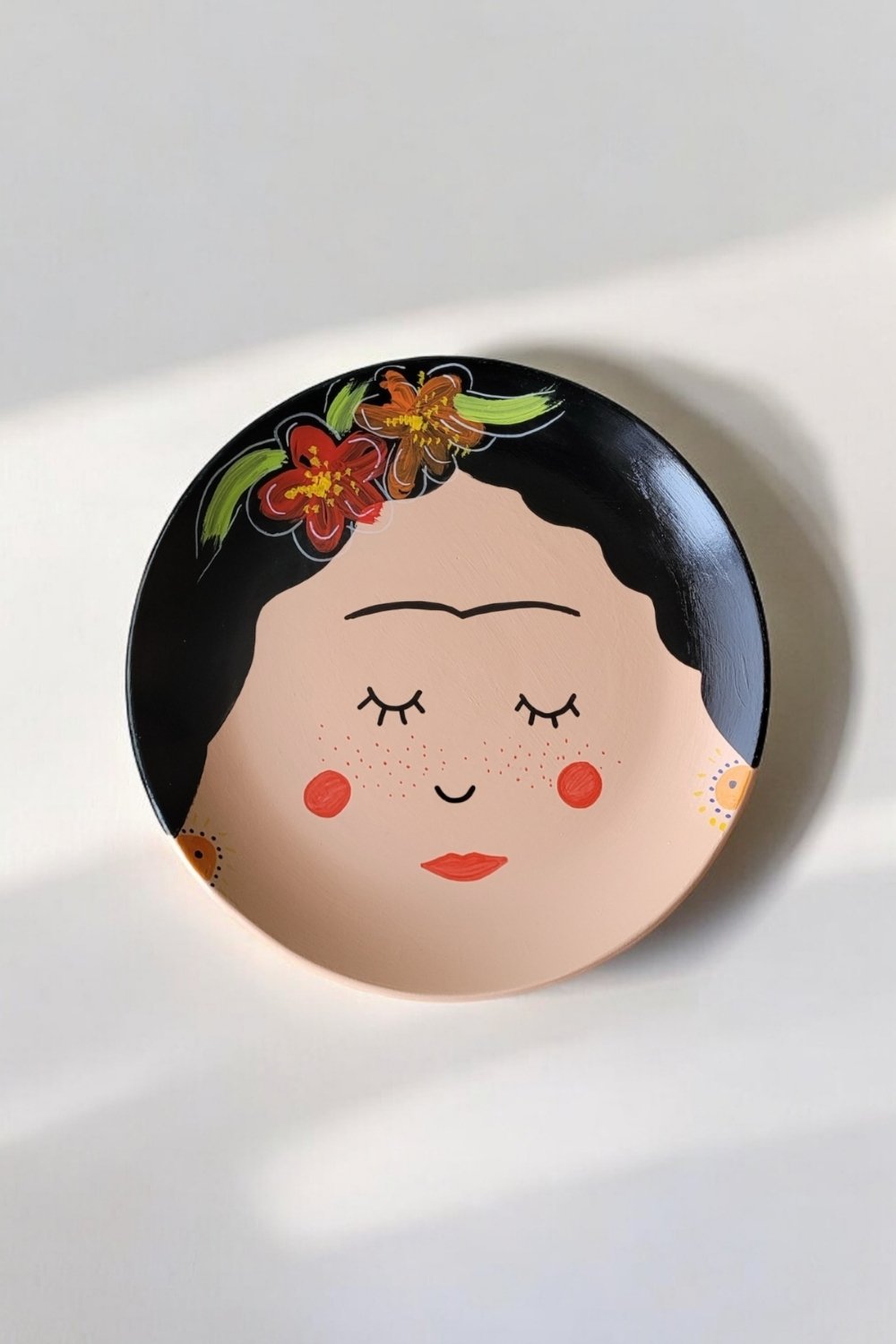 Arienel-Frida Duvar Tabağı | 25 Cm-Duvar Dekorları-1-Milagron.com