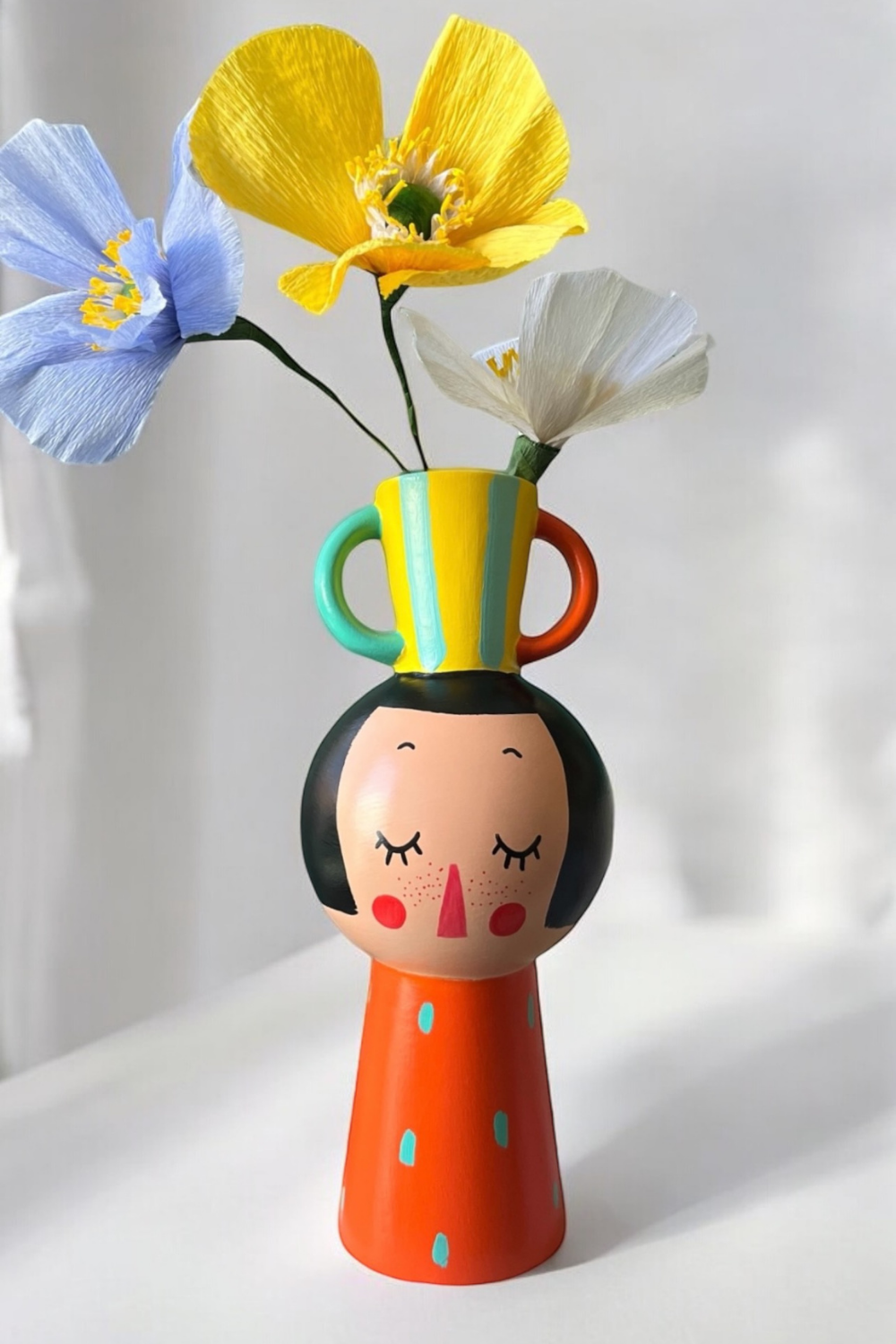 Arienel-Hestia Vazo Turuncu-Vazo-1-Milagron.com