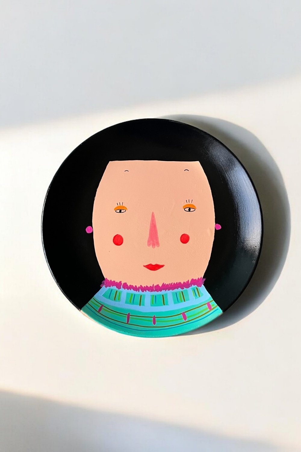 Arienel-Ofelya Duvar Tabağı | 25 Cm-Duvar Dekorları-1-Milagron.com