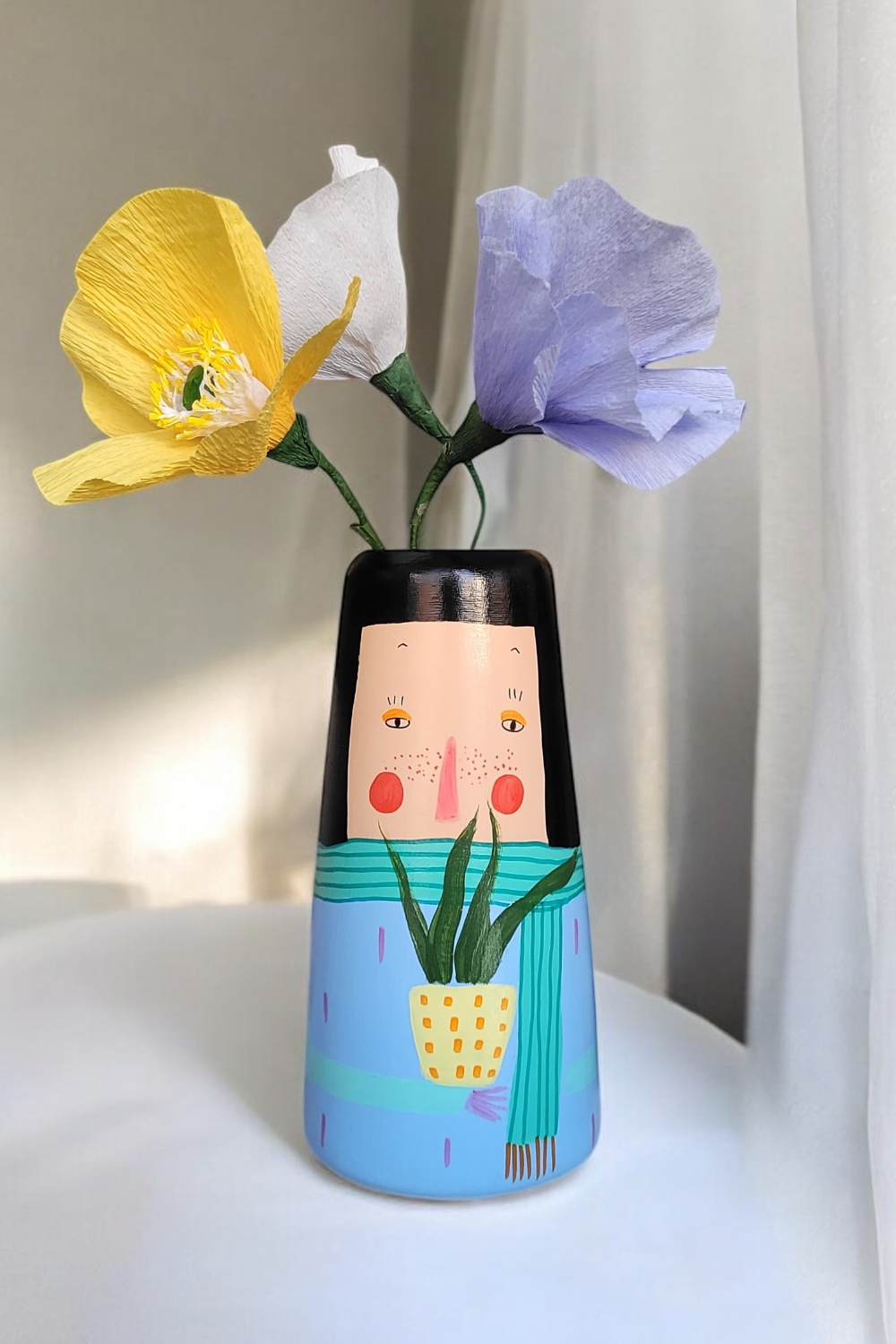 Arienel-Tomris Vazo Mavi-Vazo-1-Milagron.com