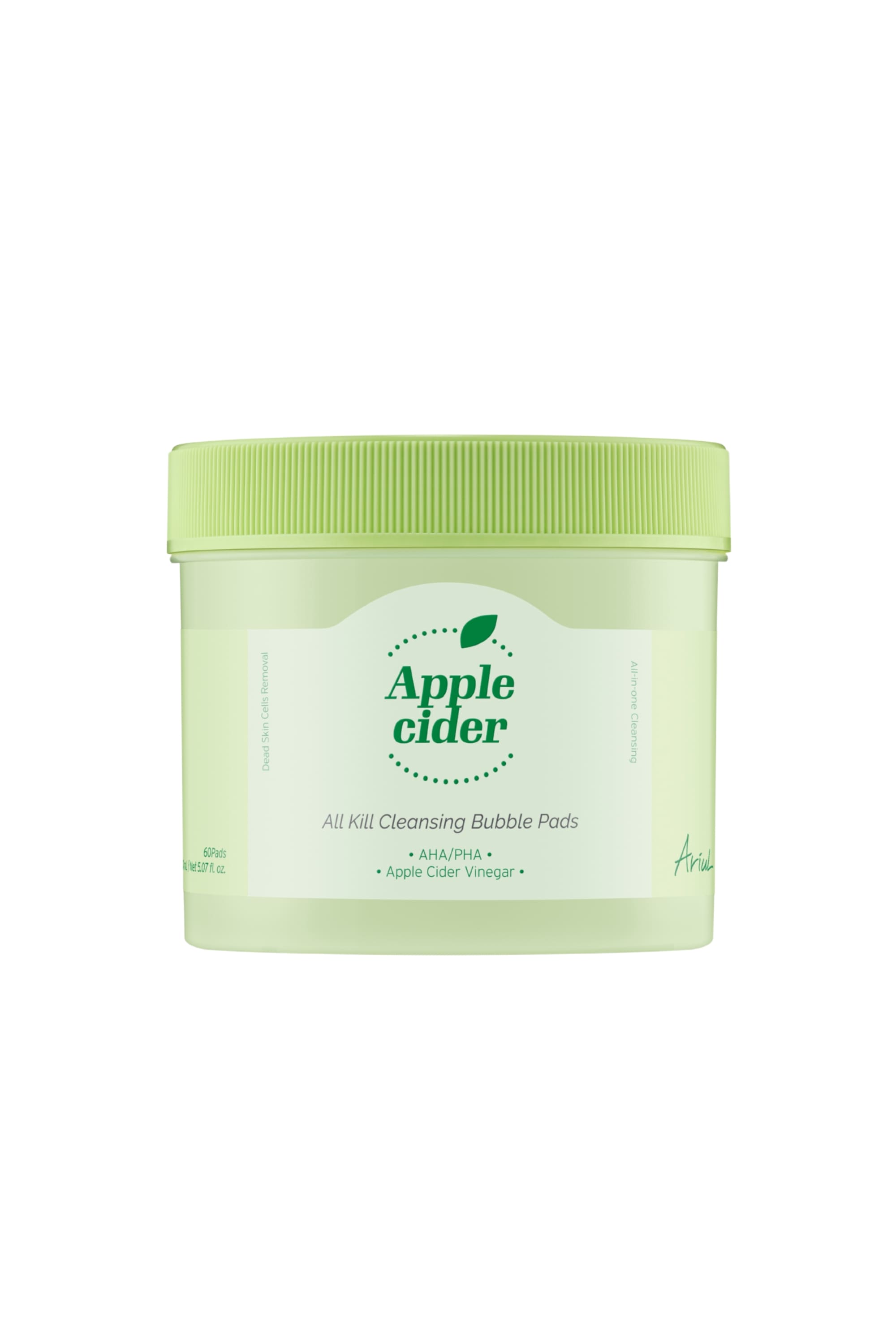 Ariul-Ariul Apple Cider All Kill Cleansing Bubble Pads 60 Pads Elma Sirkeli Sebum Dengeleyici & Peeling Etkili Temizleyici Ped-Krem-1-Milagron.com