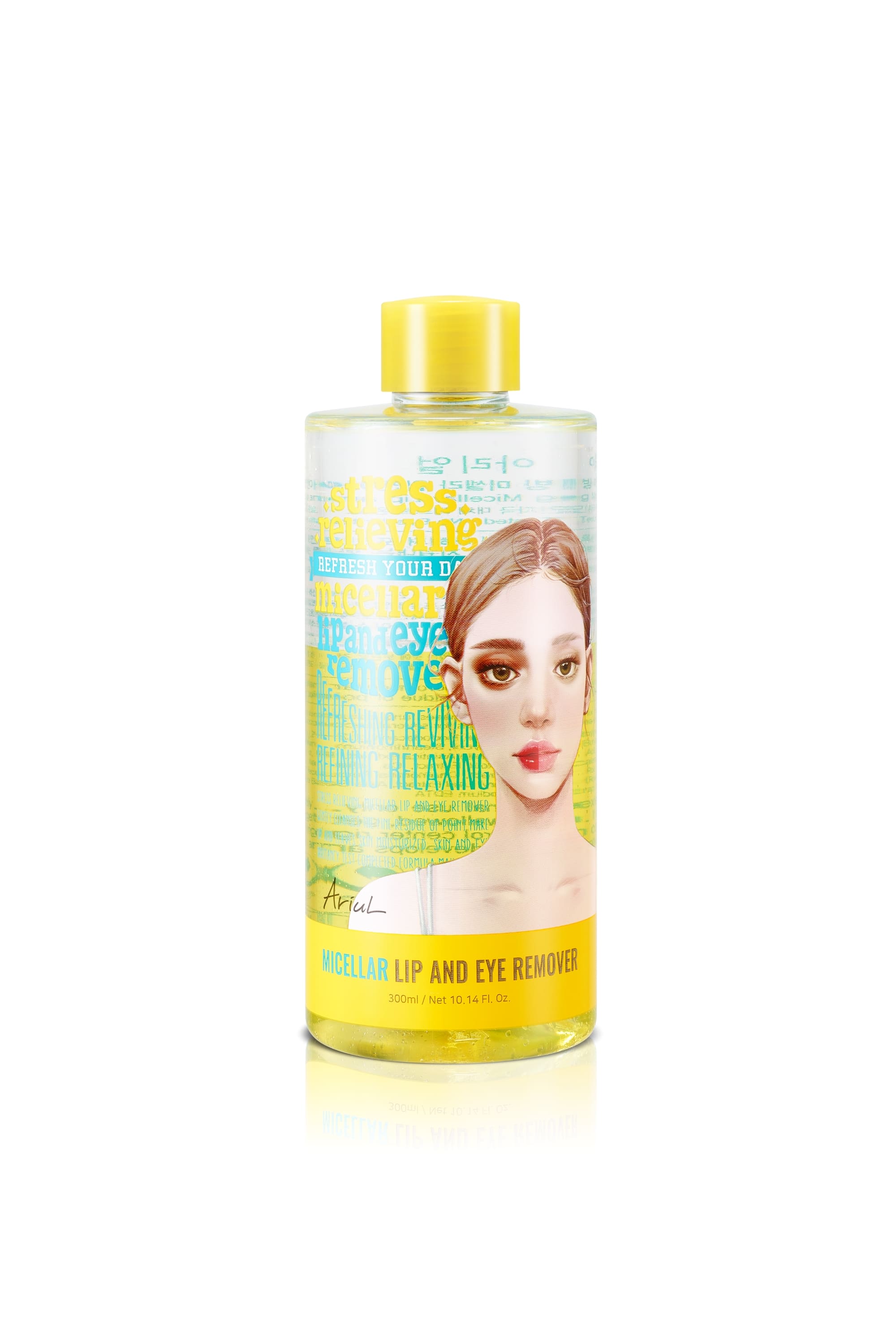 Ariul-Ariul Stress Relieving Micellar Lip And Eye Remover 300ml 7:3 Micellar Makyaj Temizleme Suyu & Temizleme Yağı-Krem-1-Milagron.com