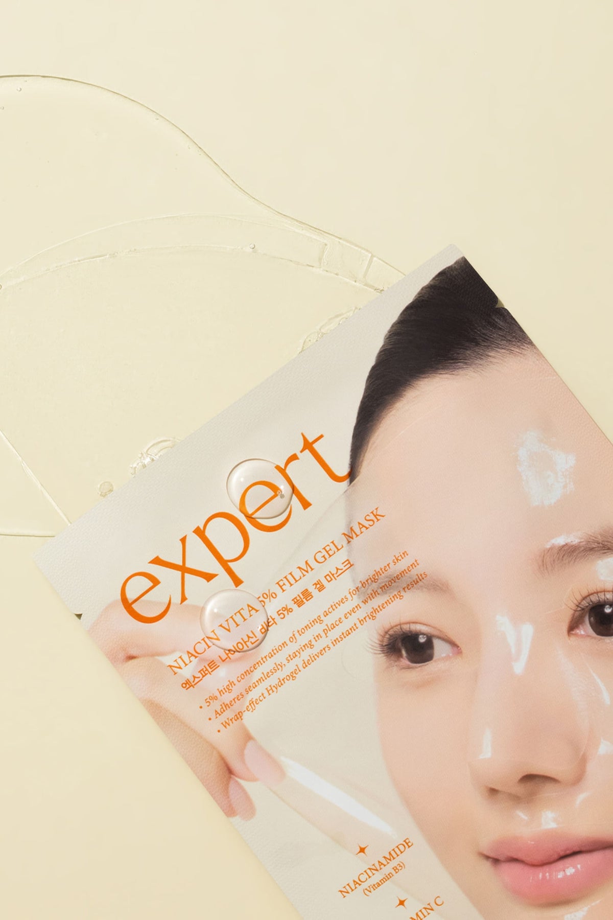 Ariul Expert Niacin Vita 5% Film Gel Mask 4 Adet - %5 Niasinamid Jel Formda Aydınlatıcı Kağıt Maske