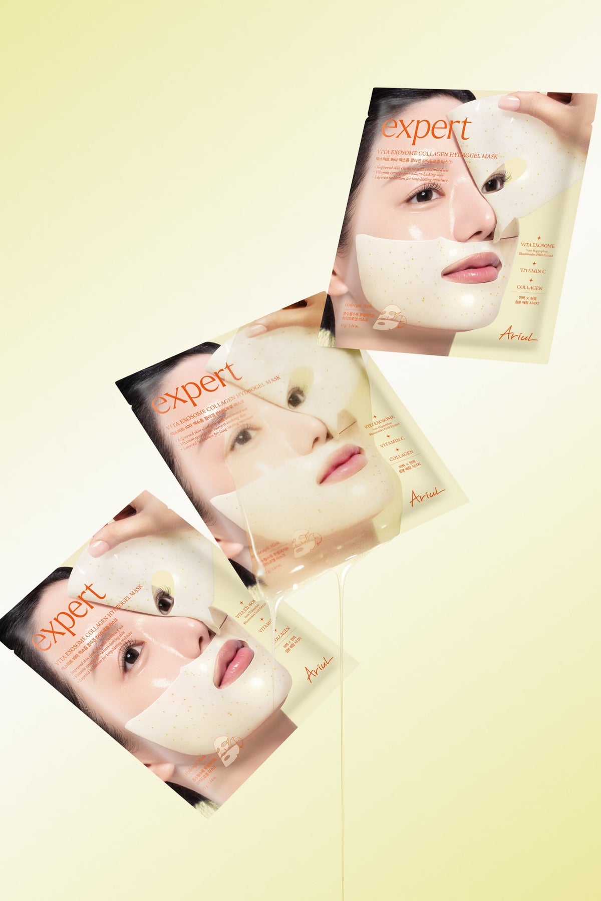 Ariul Expert Vita Exosome Collagen Hydrogel Mask 4 Adet - Vitamin & Eksozom Kolajen Yenileyici Hidrojel Maske