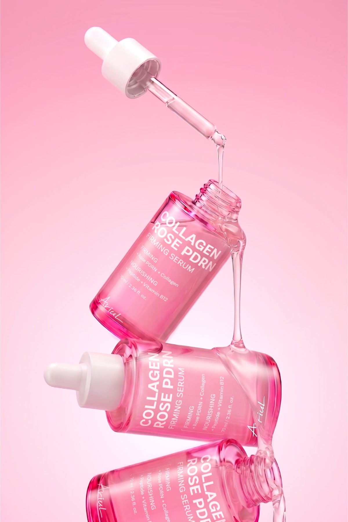 Ariul Collagen Rose Pdrn Firming Serum 70Ml - Gül Pdrn & Kolajen Sıkılaştırıcı Serum