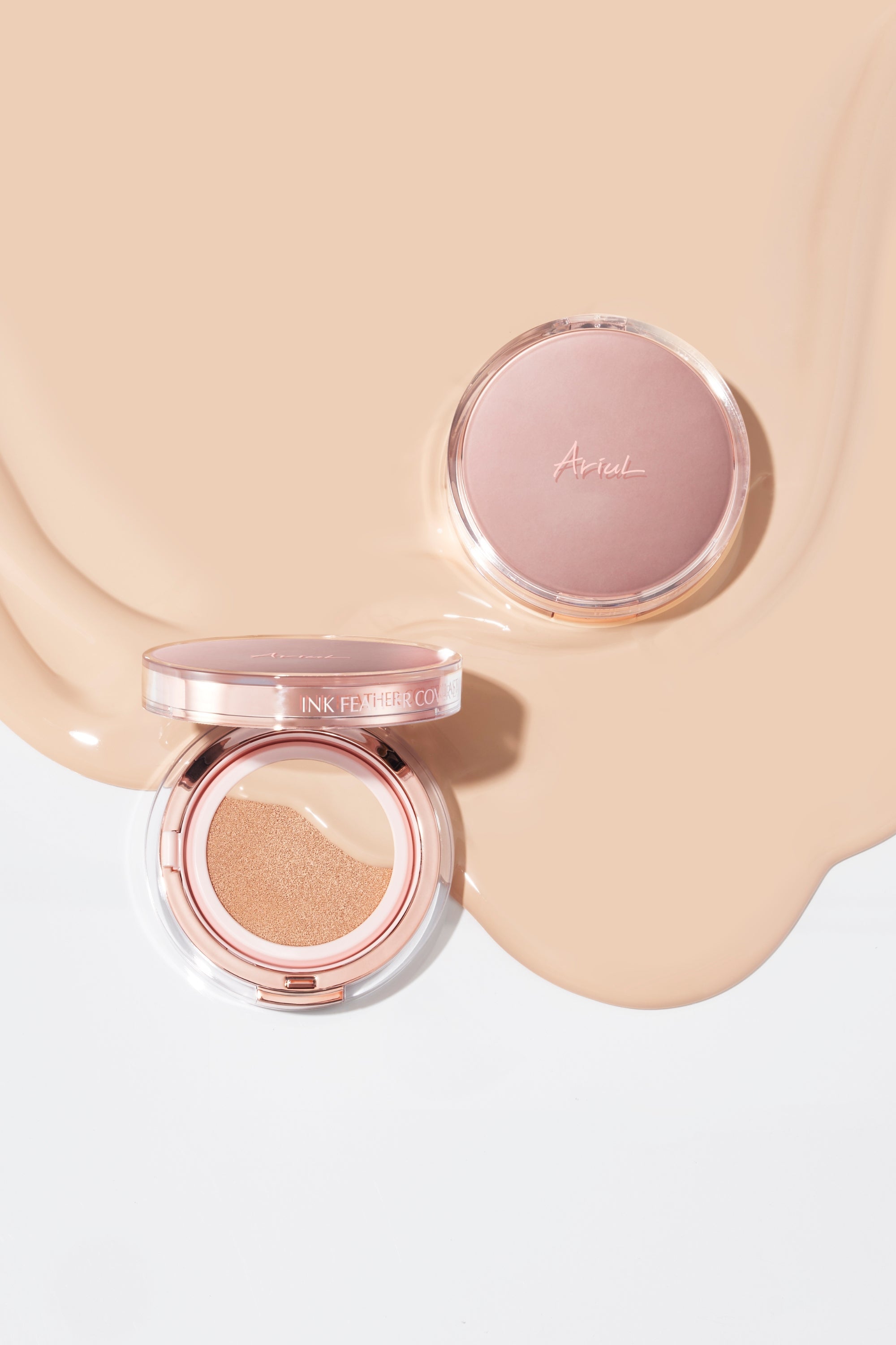 Ariul Ink Feather Cover Lasting Cushion 03 Cream Beige - Spf50+ Pa++++ Korumalı Kalıcı Yapıda Kapatıcı Cushion