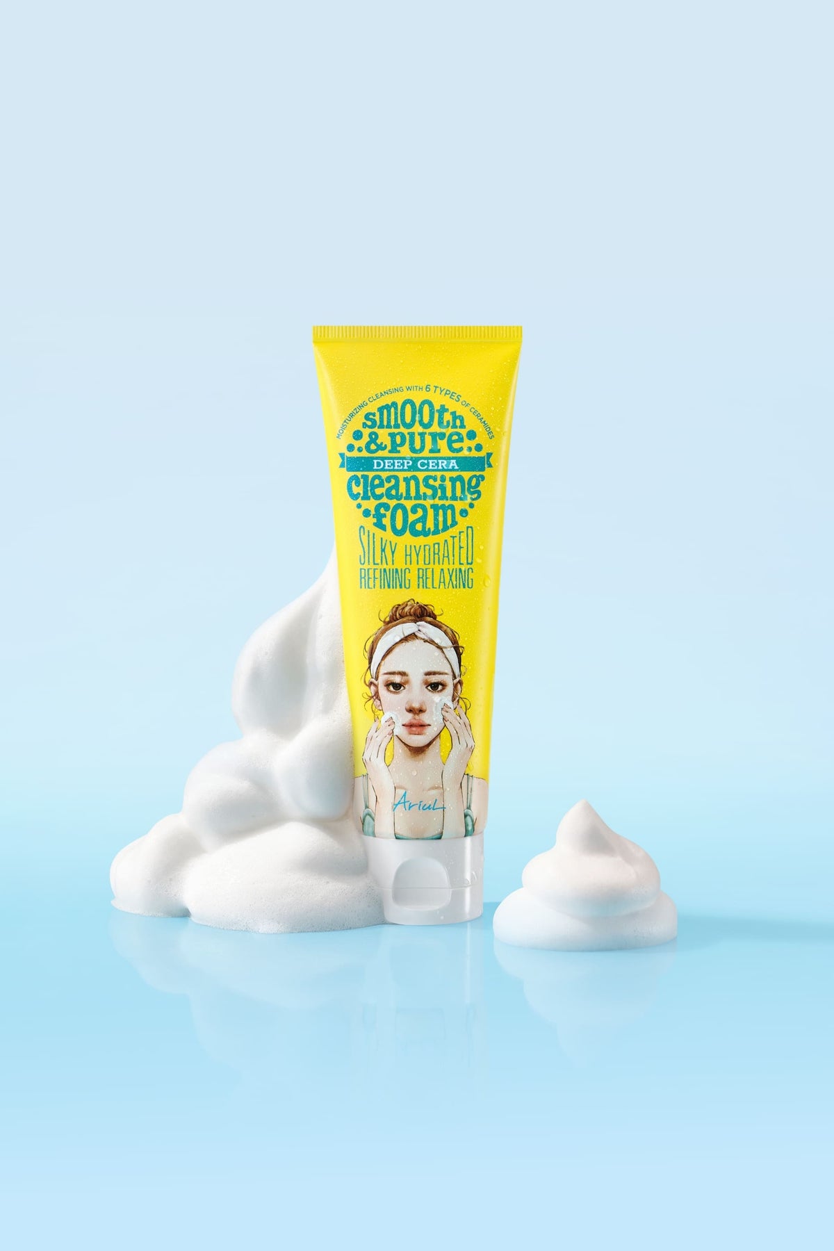 Ariul Smooth & Pure Deep Cera Cleansing Foam - Seramid İÇerikli Derinlemesine Nemlendirici Yüz Temizleme Köpüğü