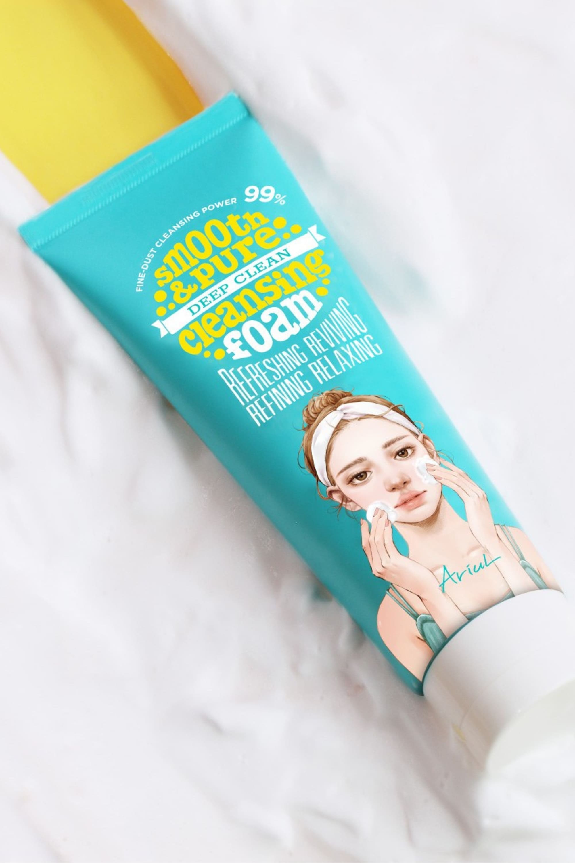 Ariul Smooth & Pure Deep Clean Cleansing Foam 120Ml - Bitki Özlü Arındırıcı Doğal Cilt Temizleme Köpüğü