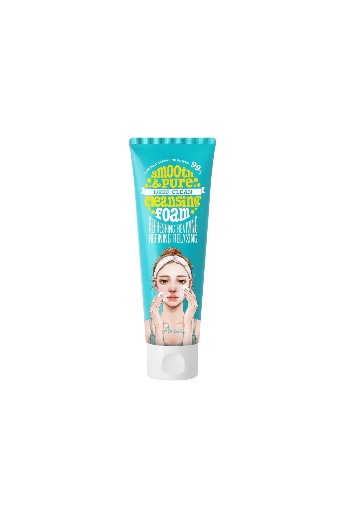 Ariul Smooth & Pure Deep Clean Cleansing Foam 80Ml - Bitki Özlü Arındırıcı Doğal Cilt Temizleme Köpüğü