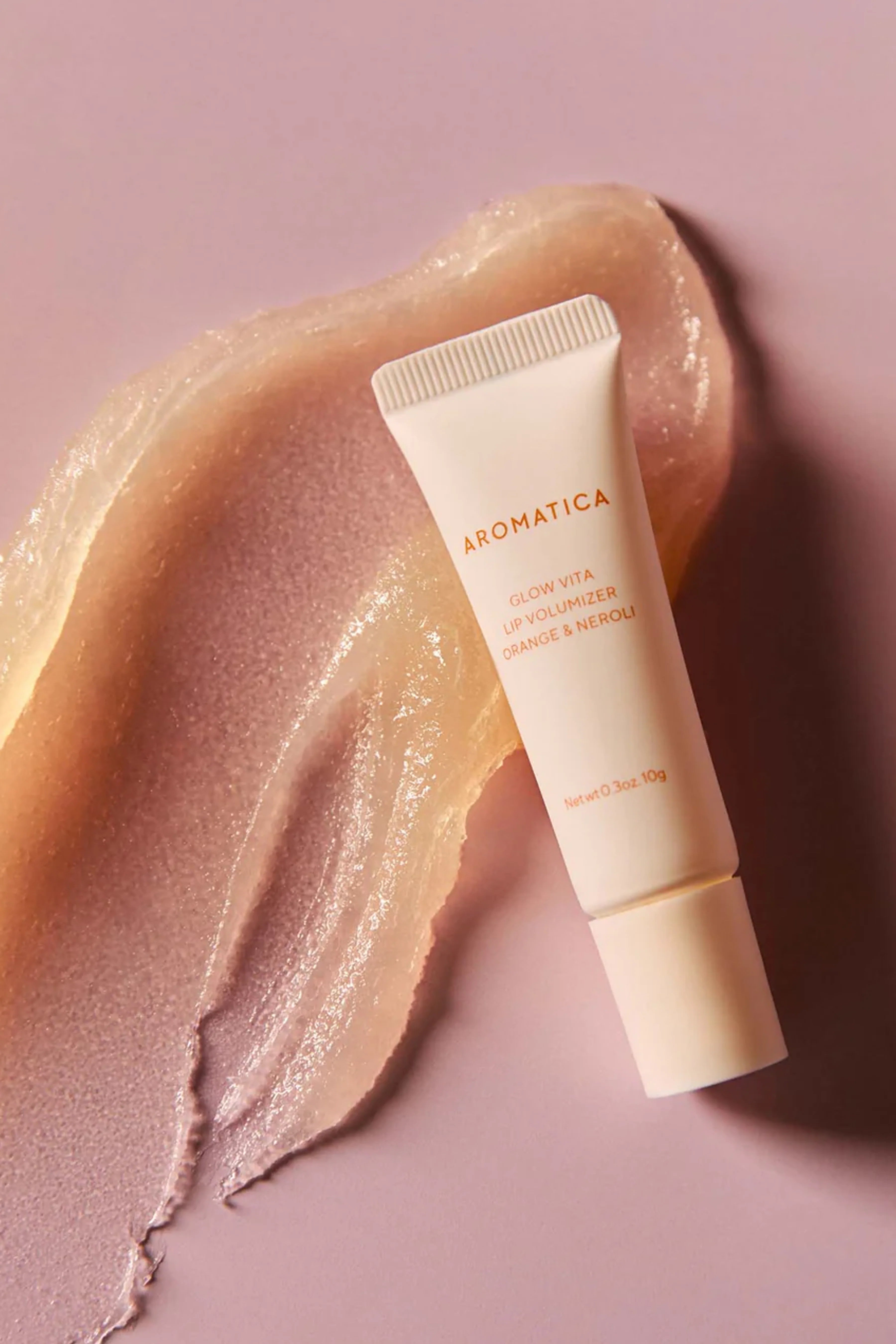 Aromatica-Aromatica Glow Vita Lip Volumizer Orange & Neroli 10g Portakal & Neroli Vegan Dudak Dolgunlaştırıcı-Lip Balm-2-Milagron.com