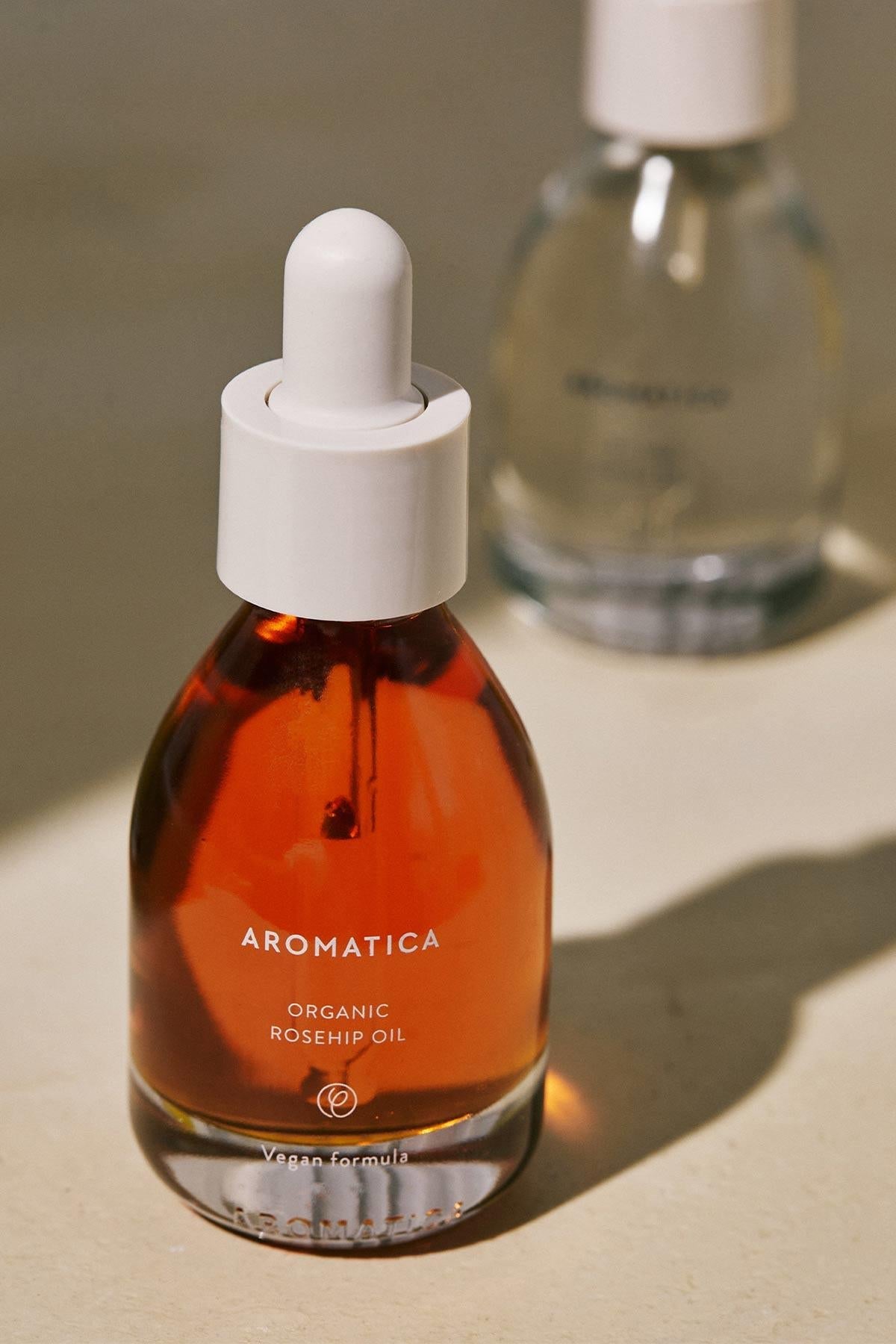 Aromatica-Aromatica Organic Rosehip Oil 30ml %100 Organik Leke Karşıtı & Aydınlatıcı Kuşburnu Yağı-Cilt Bakımı Yağları-2-Milagron.com