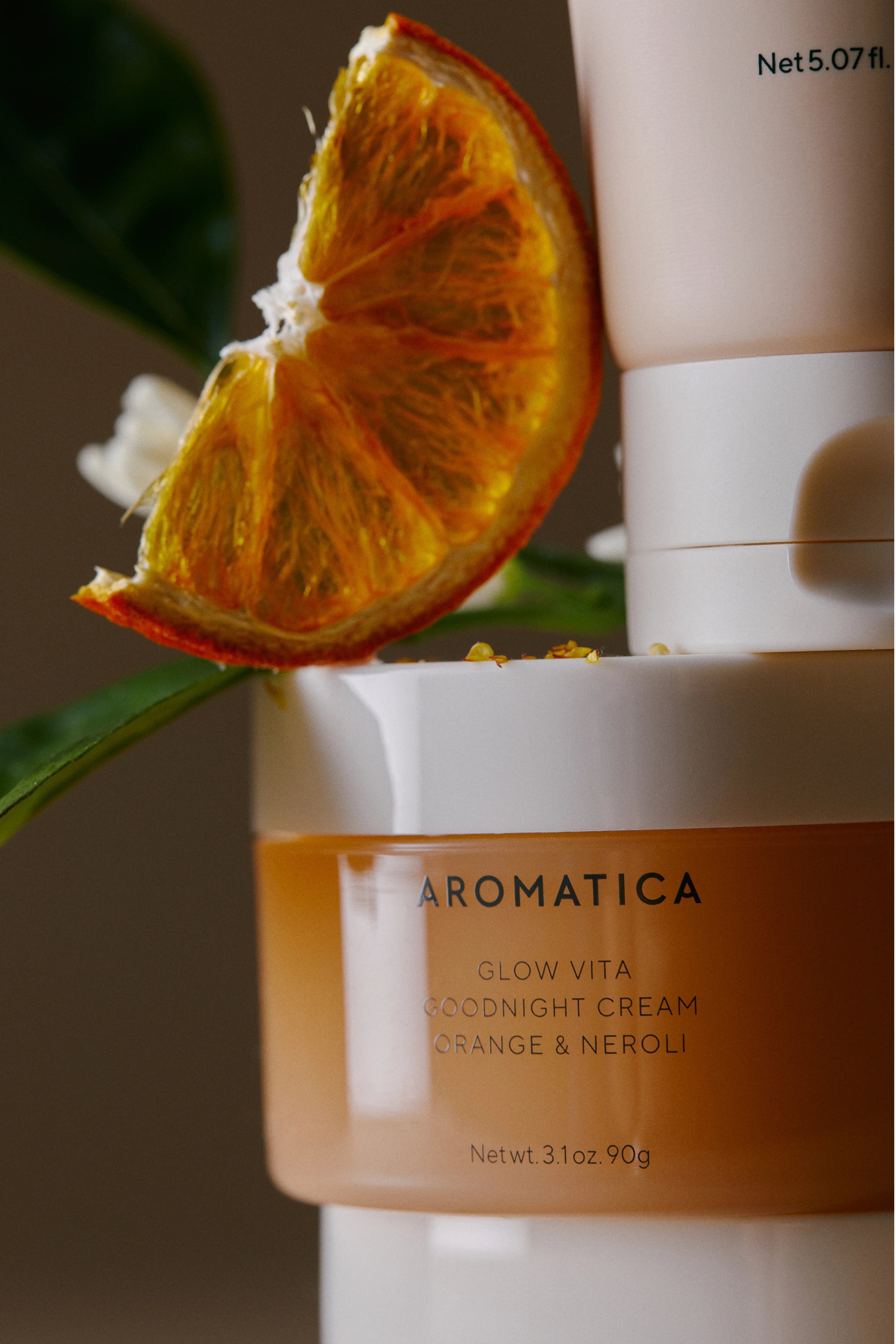 Aromatica-Glow Vita Goodnight Cream Orange & Neroli 90g Aydınlatıcı Vitamin & Niasinamid Vegan Gece Kremi-Yüz Kremi-3-Milagron.com