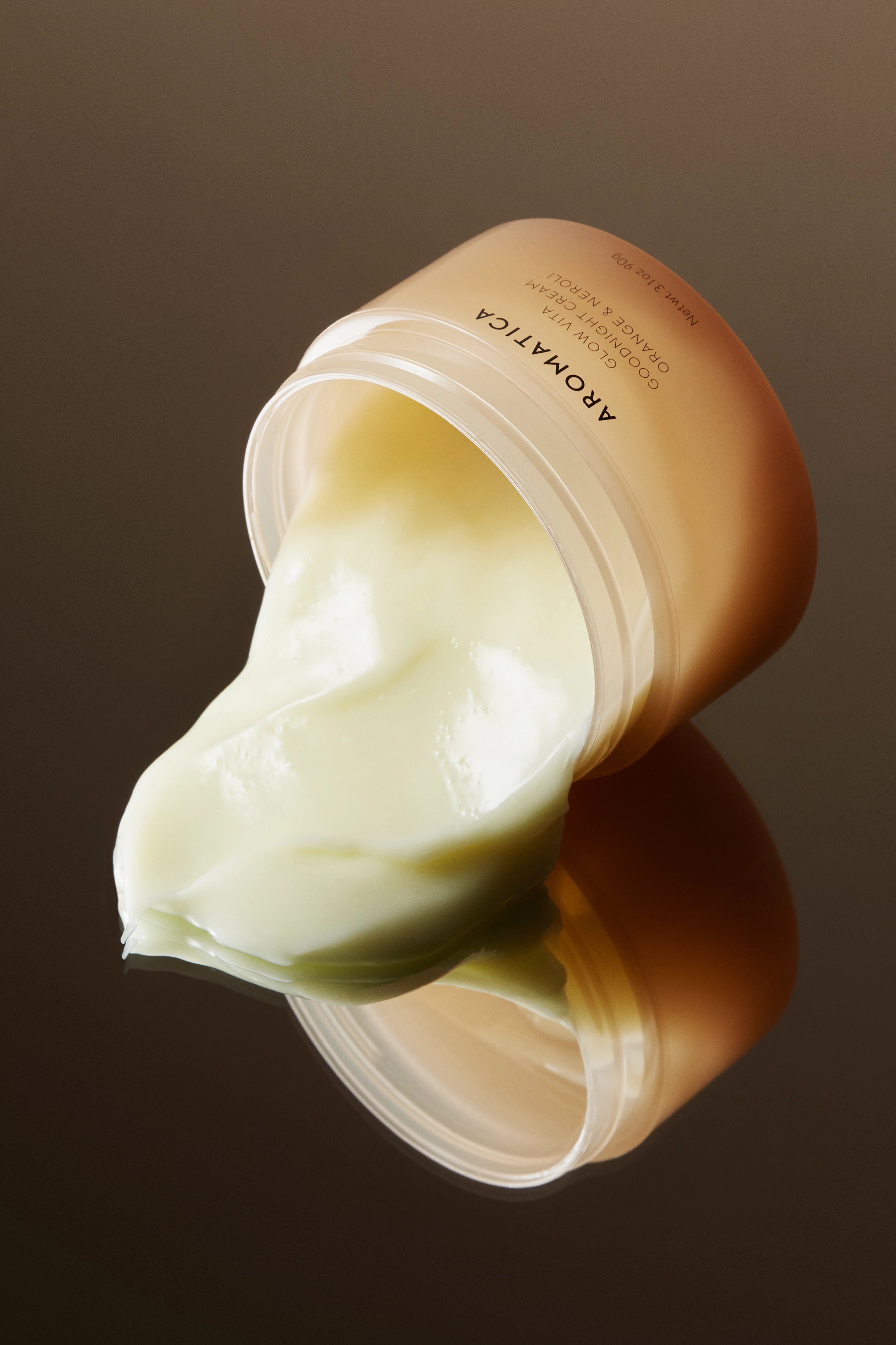 Aromatica-Glow Vita Goodnight Cream Orange & Neroli 90g Aydınlatıcı Vitamin & Niasinamid Vegan Gece Kremi-Yüz Kremi-4-Milagron.com