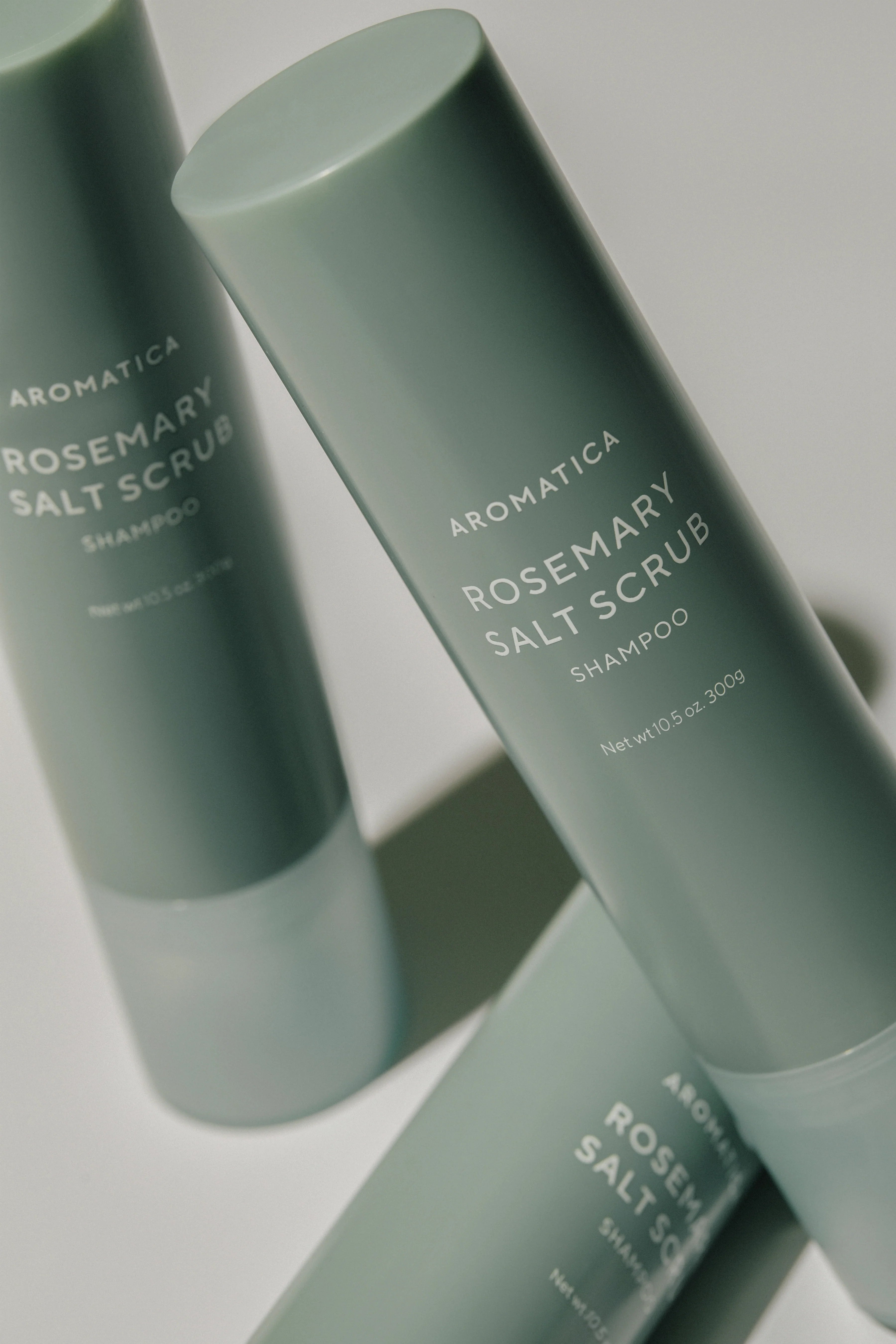 Aromatica-Rosemary Salt Scrub Shampoo 300g Biberiye & Göl Tuzu Vegan Scrub Şampuan-Şampuan-5-Milagron.com