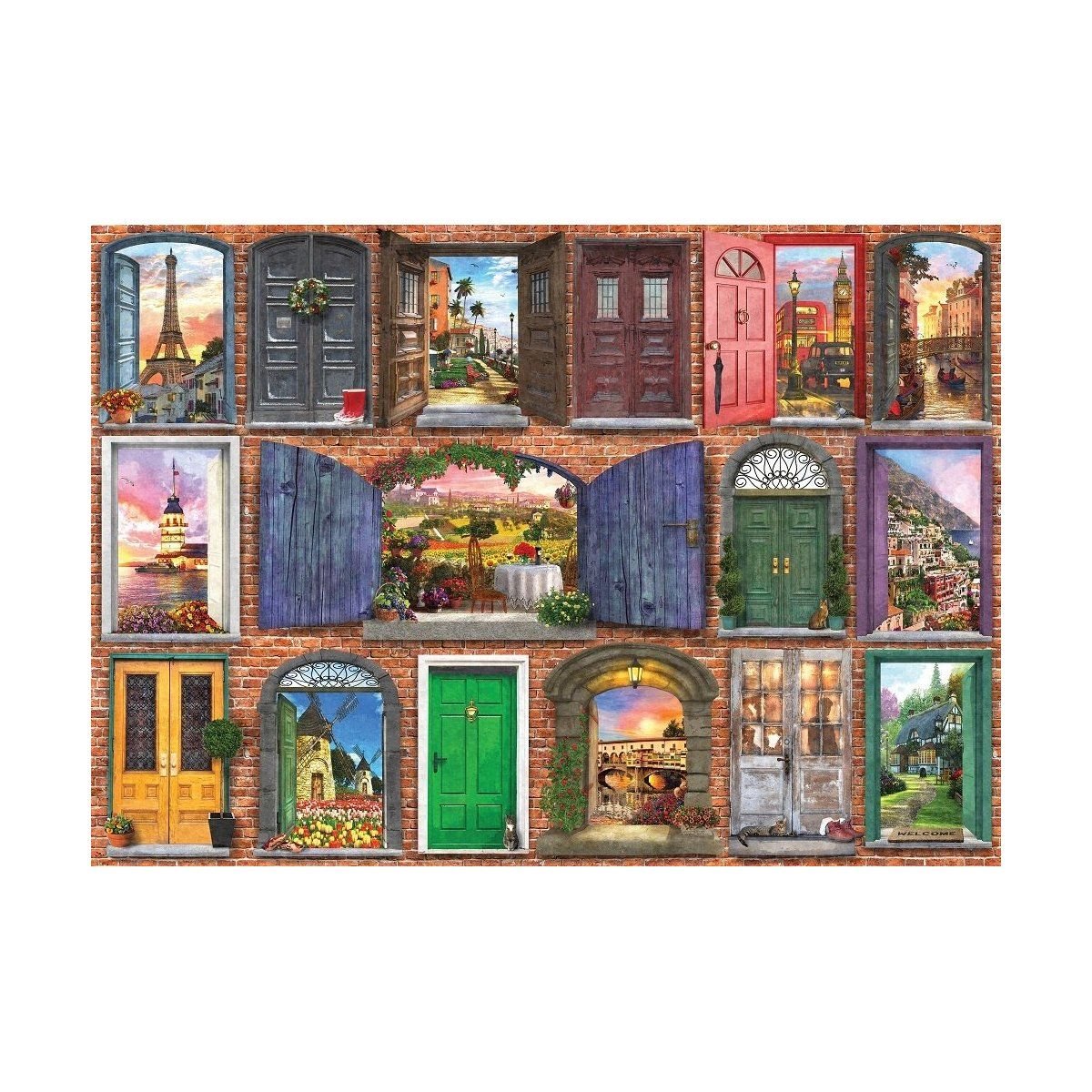 Art Puzzle-Avrupanın Kapıları 1000 Parça Puzzle-Puzzle-2-Milagron.com