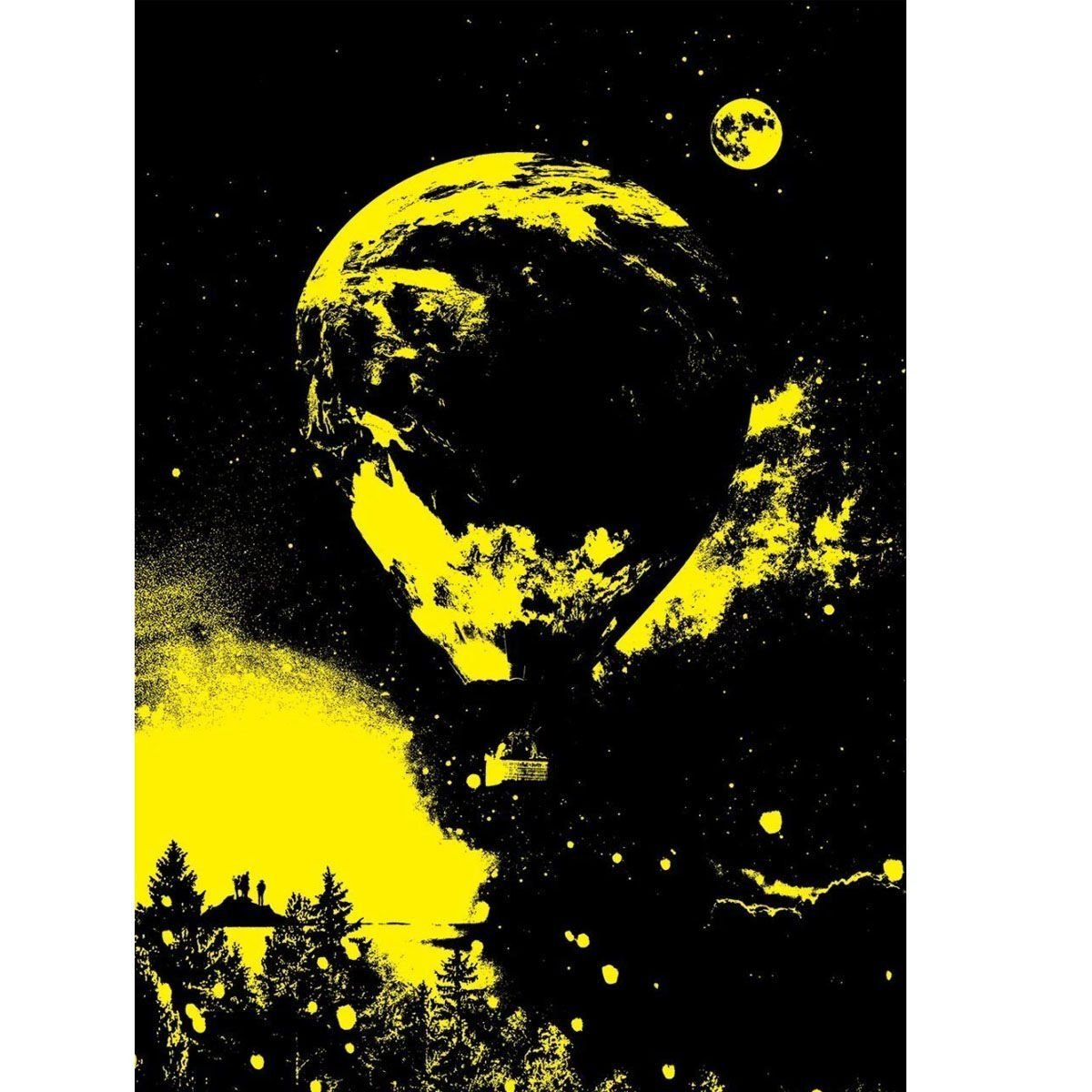 Art Puzzle-Ay'a Yolculuk 1000 Parça Neon Puzzle-Puzzle-3-Milagron.com