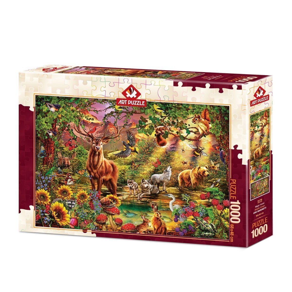 Art Puzzle-Büyülü Orman 1000 Parça Puzzle-Puzzle-1-Milagron.com