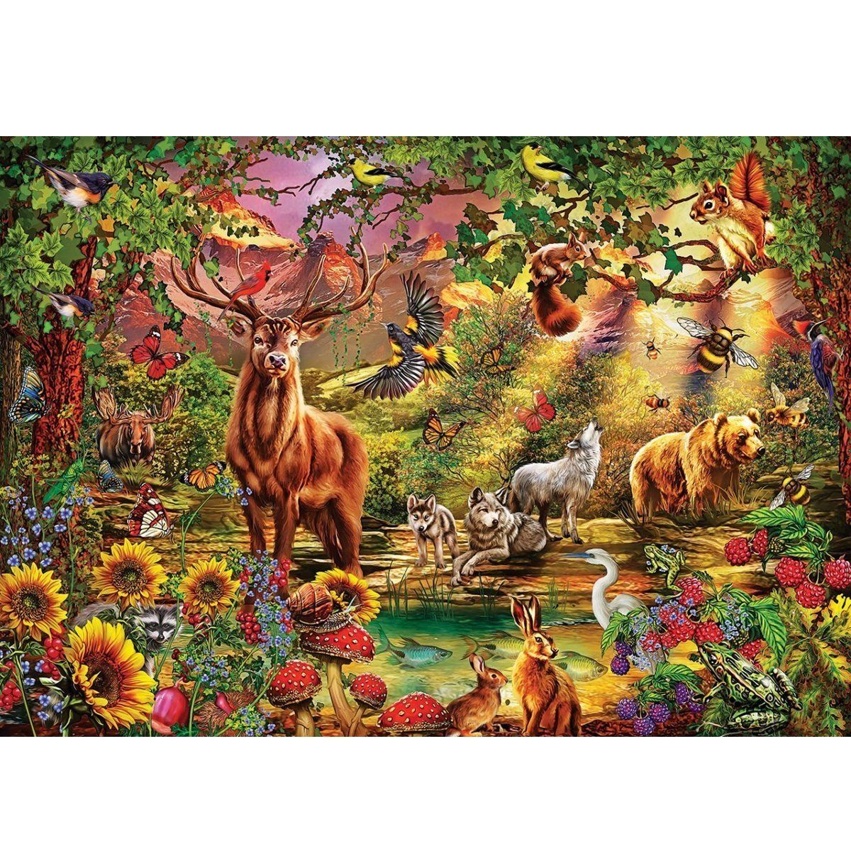 Art Puzzle-Büyülü Orman 1000 Parça Puzzle-Puzzle-2-Milagron.com