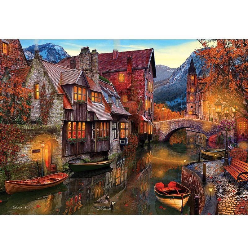 Art Puzzle-Kanal Boyu Evleri 2000 Parça Puzzle-Puzzle-2-Milagron.com