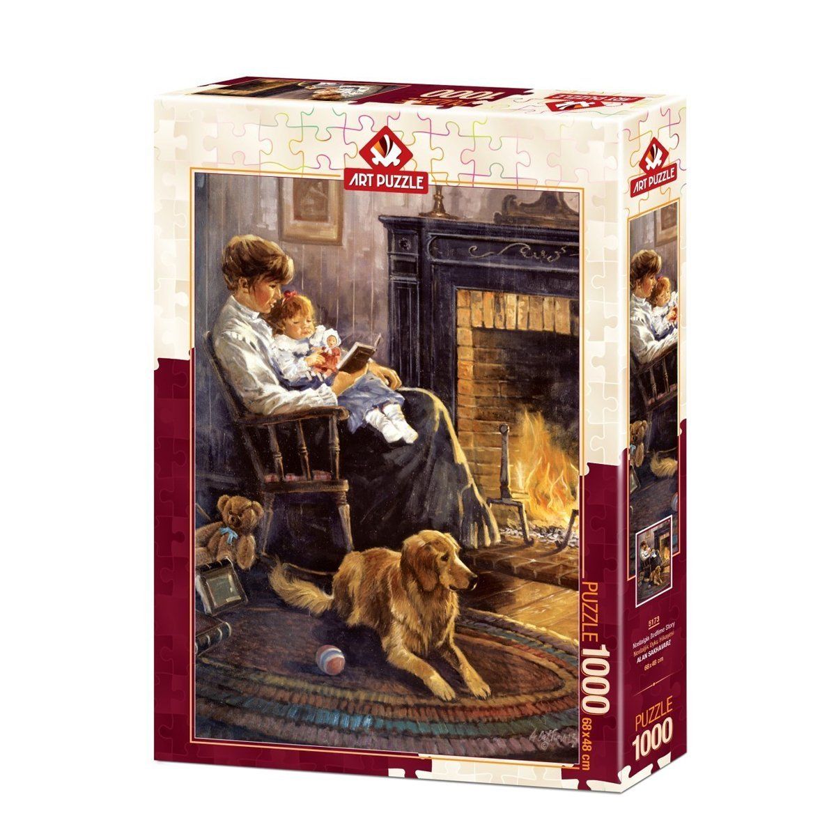 Art Puzzle-Nostaljik Uyku Hikayesi 1000 Parça Puzzle-Puzzle-1-Milagron.com