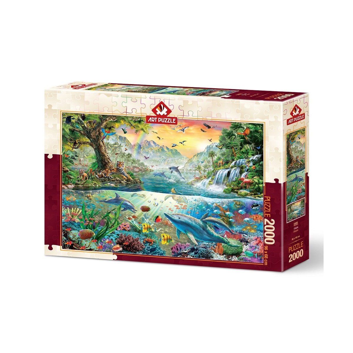 Art Puzzle-Ütopya 2000 Parça Puzzle-Puzzle-1-Milagron.com