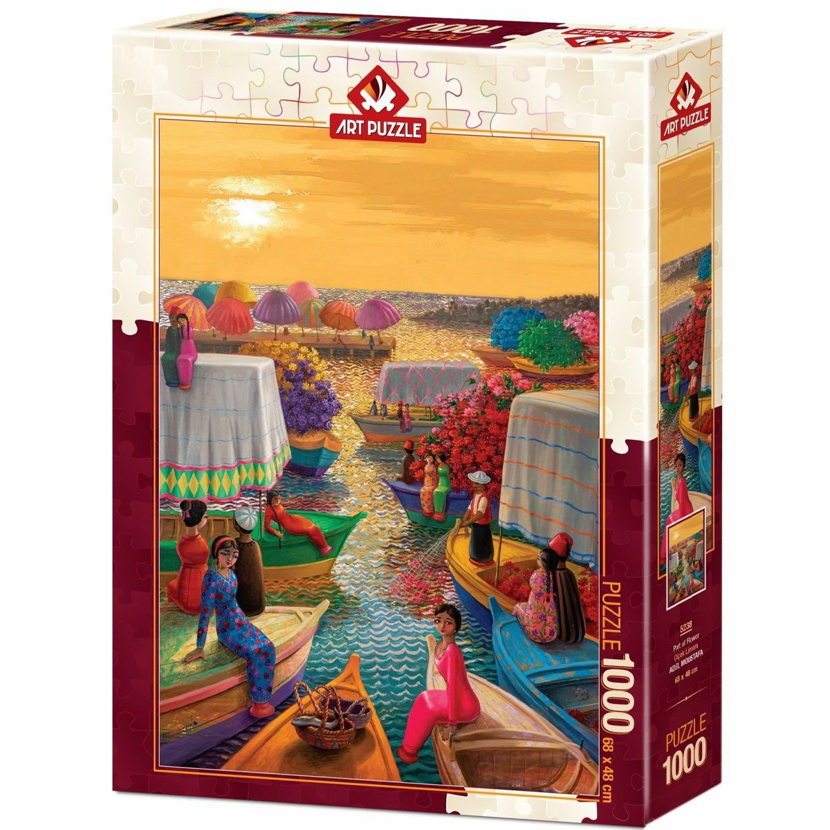 Art Puzzle-çiçek Limanı 1000 Parça-Puzzle-1-Milagron.com