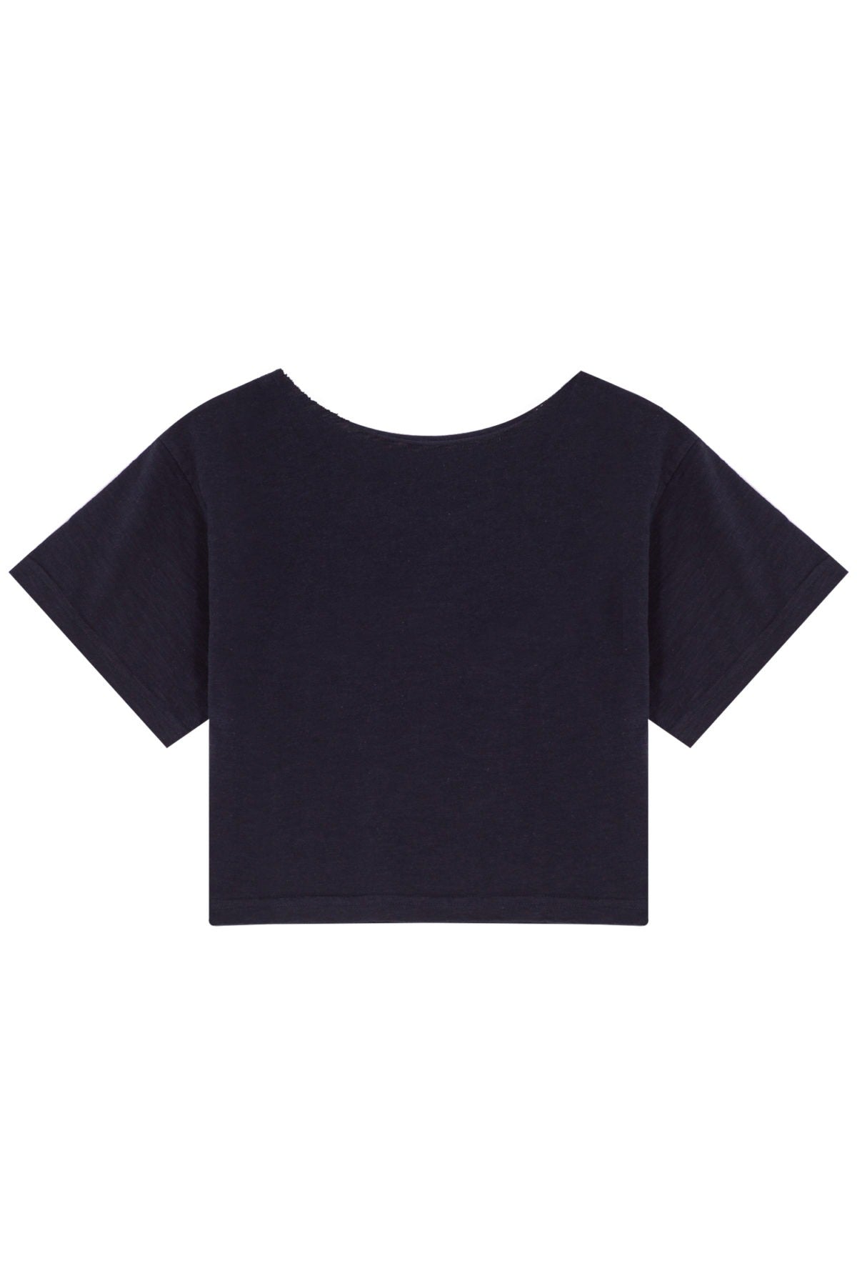 Crop T-Shirt - Koyu Lacivert