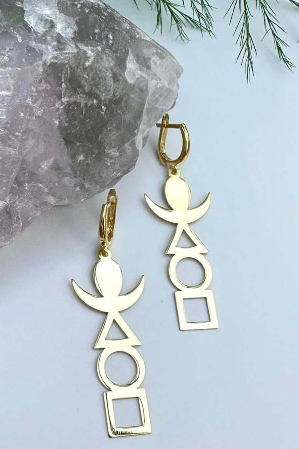 Arven’s World by Aylin Işıklı-4 Element Gold Küpe-Küpe-2-Milagron.com