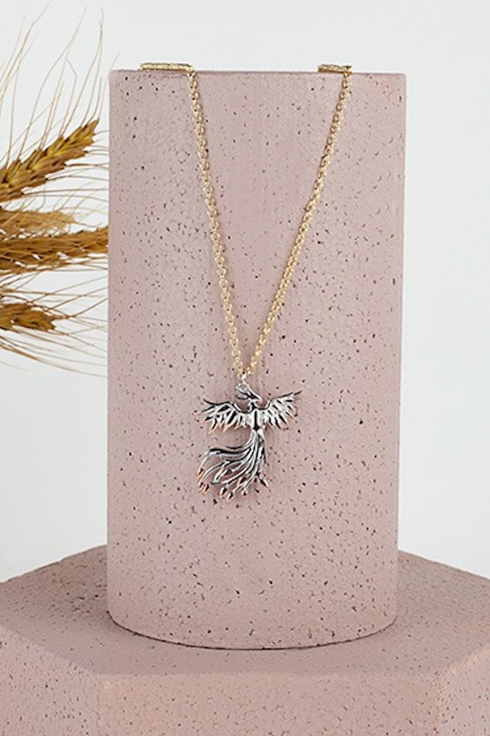 Arven’s World by Aylin Işıklı-Anka Kuşu Gold Kolye-Kolye-2-Milagron.com