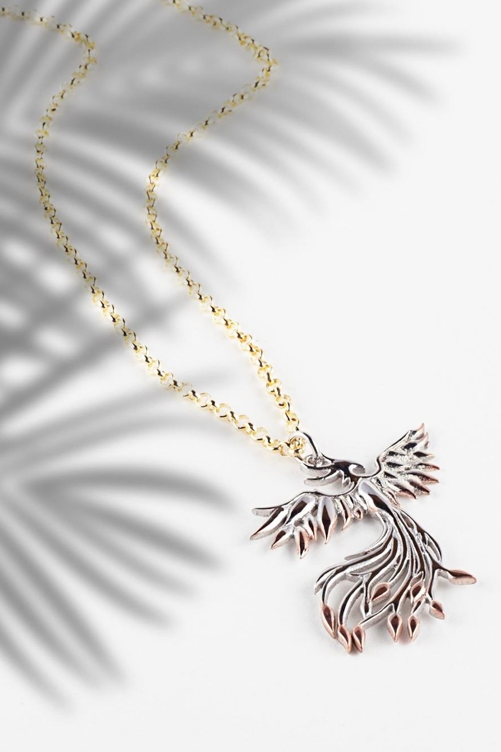 Arven’s World by Aylin Işıklı-Anka Kuşu Gold Kolye-Kolye-5-Milagron.com