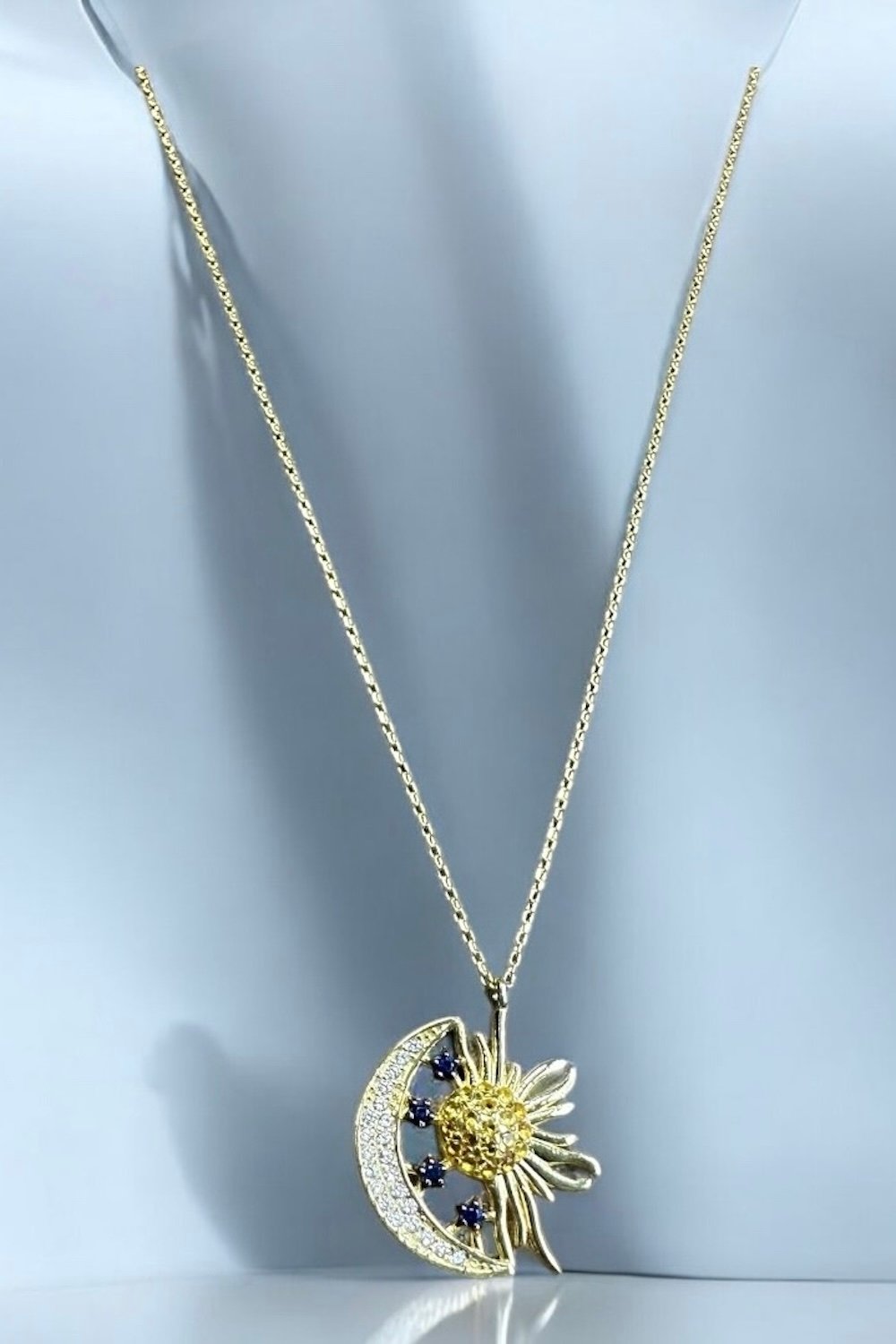 Arven’s World by Aylin Işıklı-Ay / Güneş Gold Kolye-Kolye-3-Milagron.com